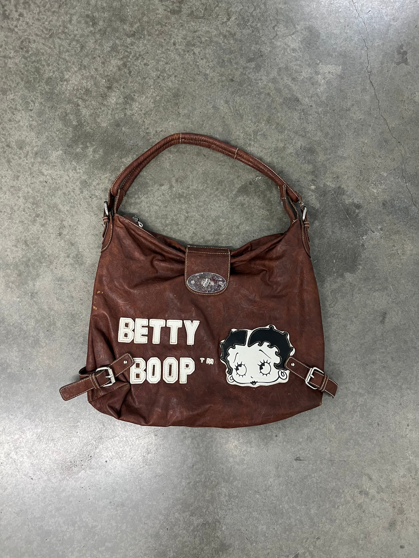 Vintage betty boop leather bag