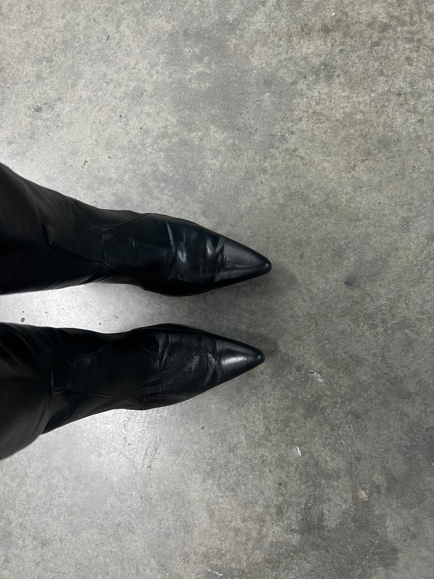 Vintage leather boots