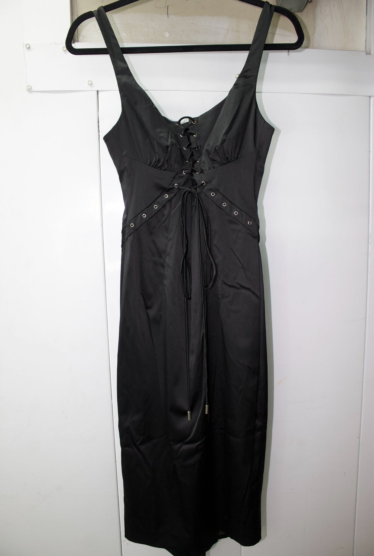 Mandalay tie up lace dress