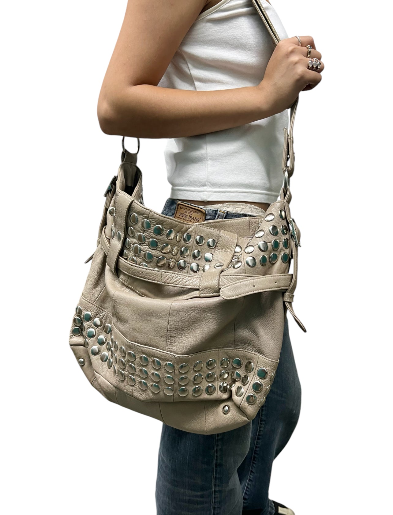 2000’s studded shoulder bag
