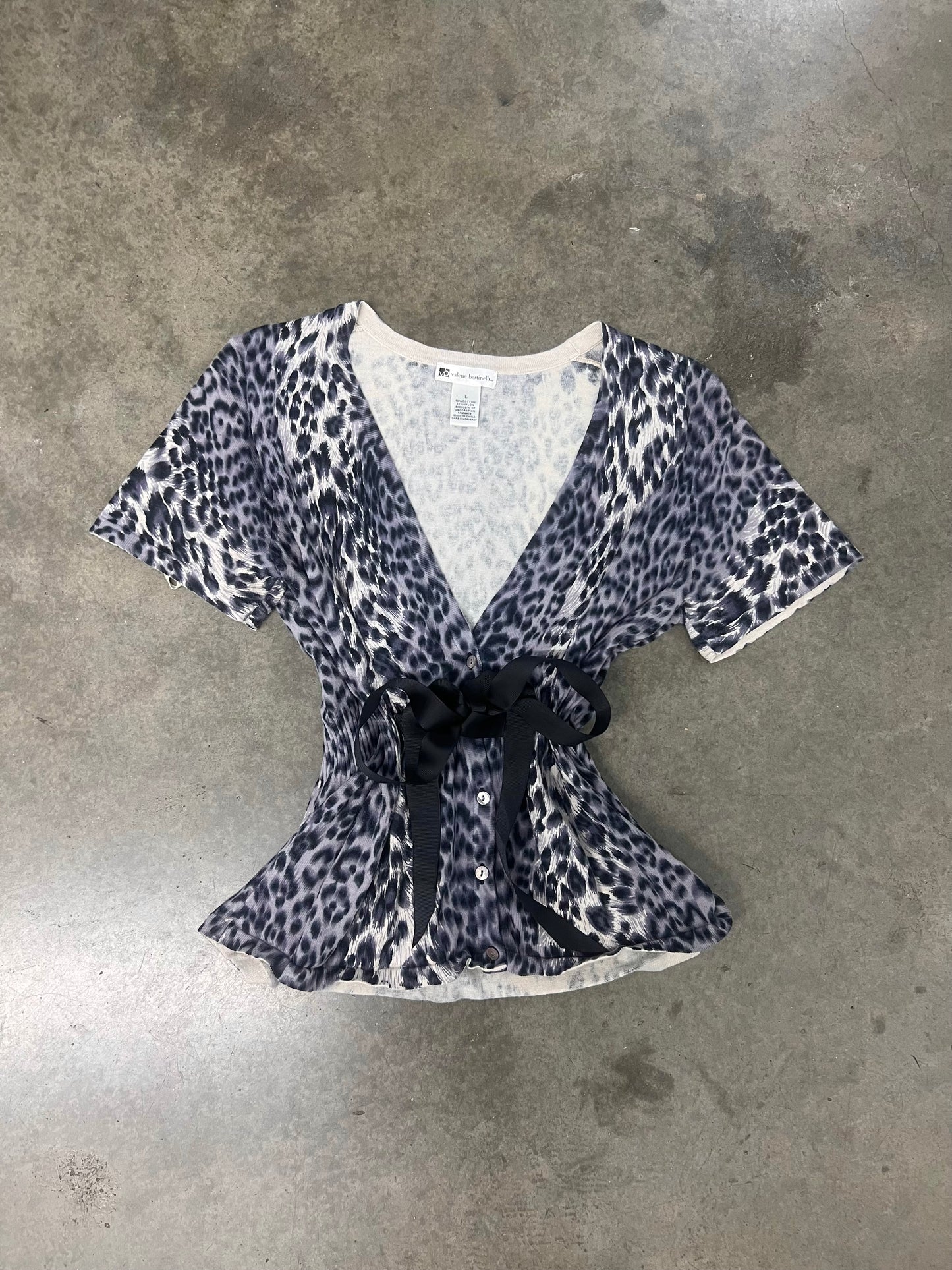 Vintage leopard top
