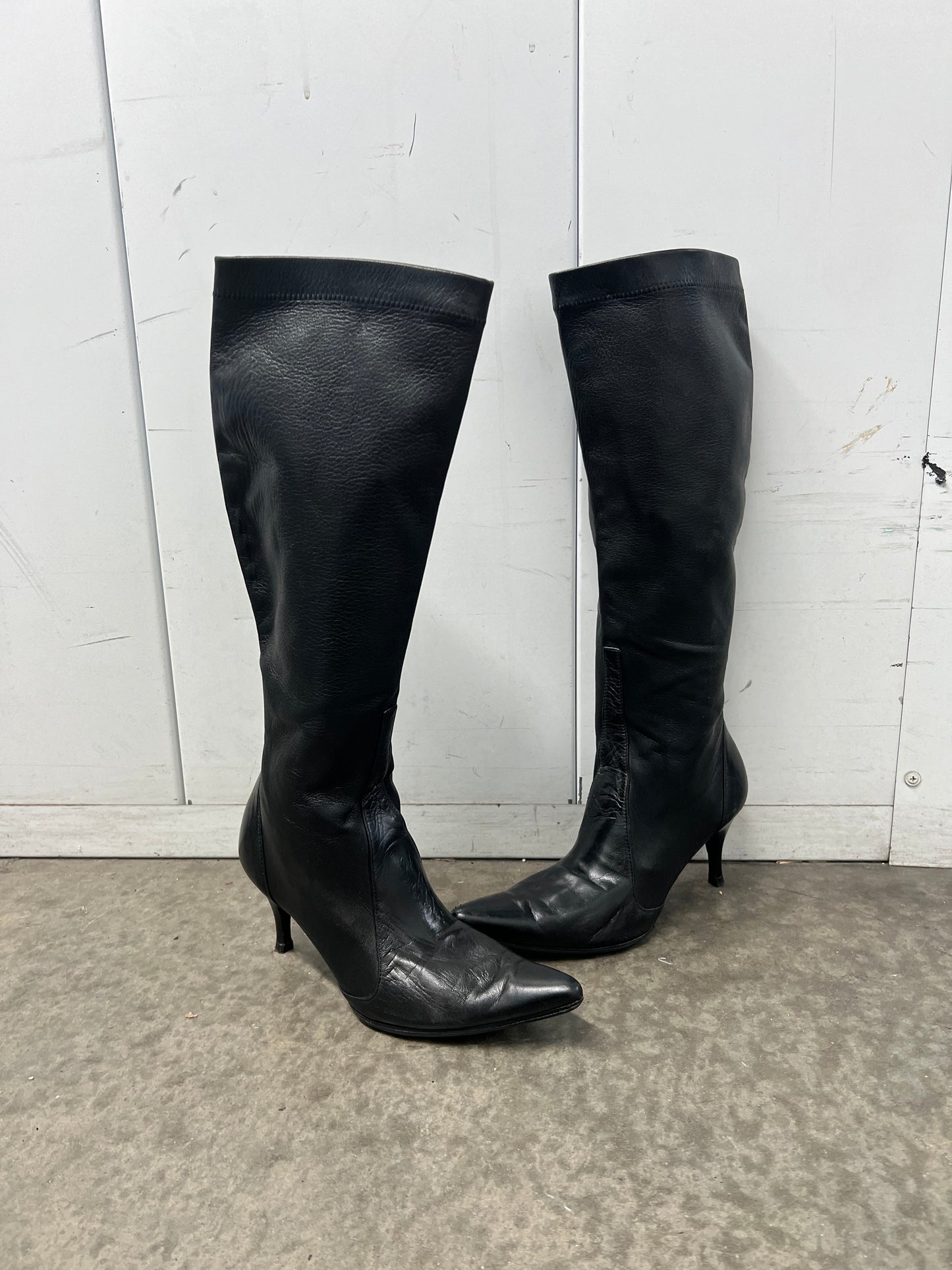 Vintage leather boots