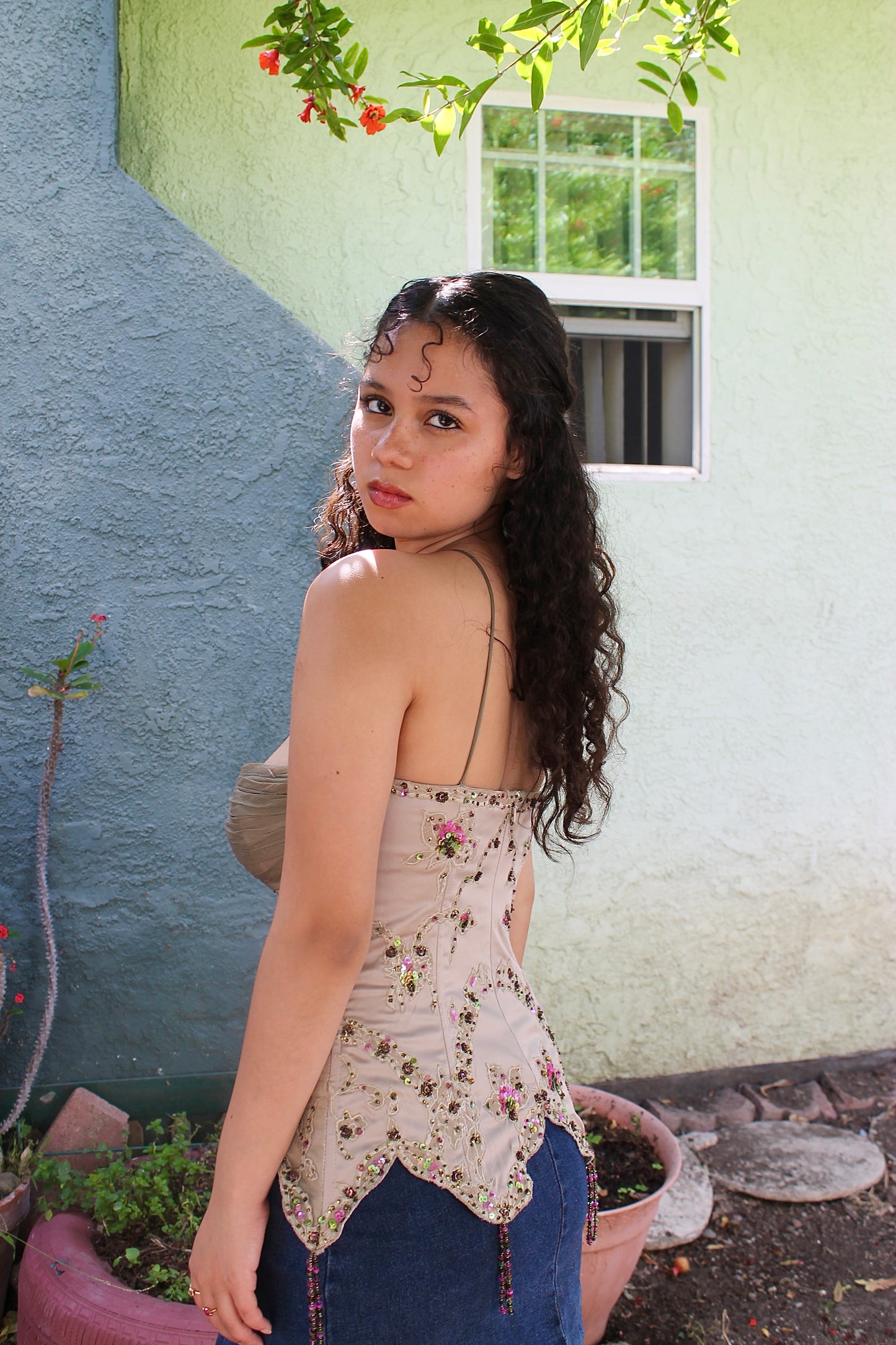 Fairy beaded halter