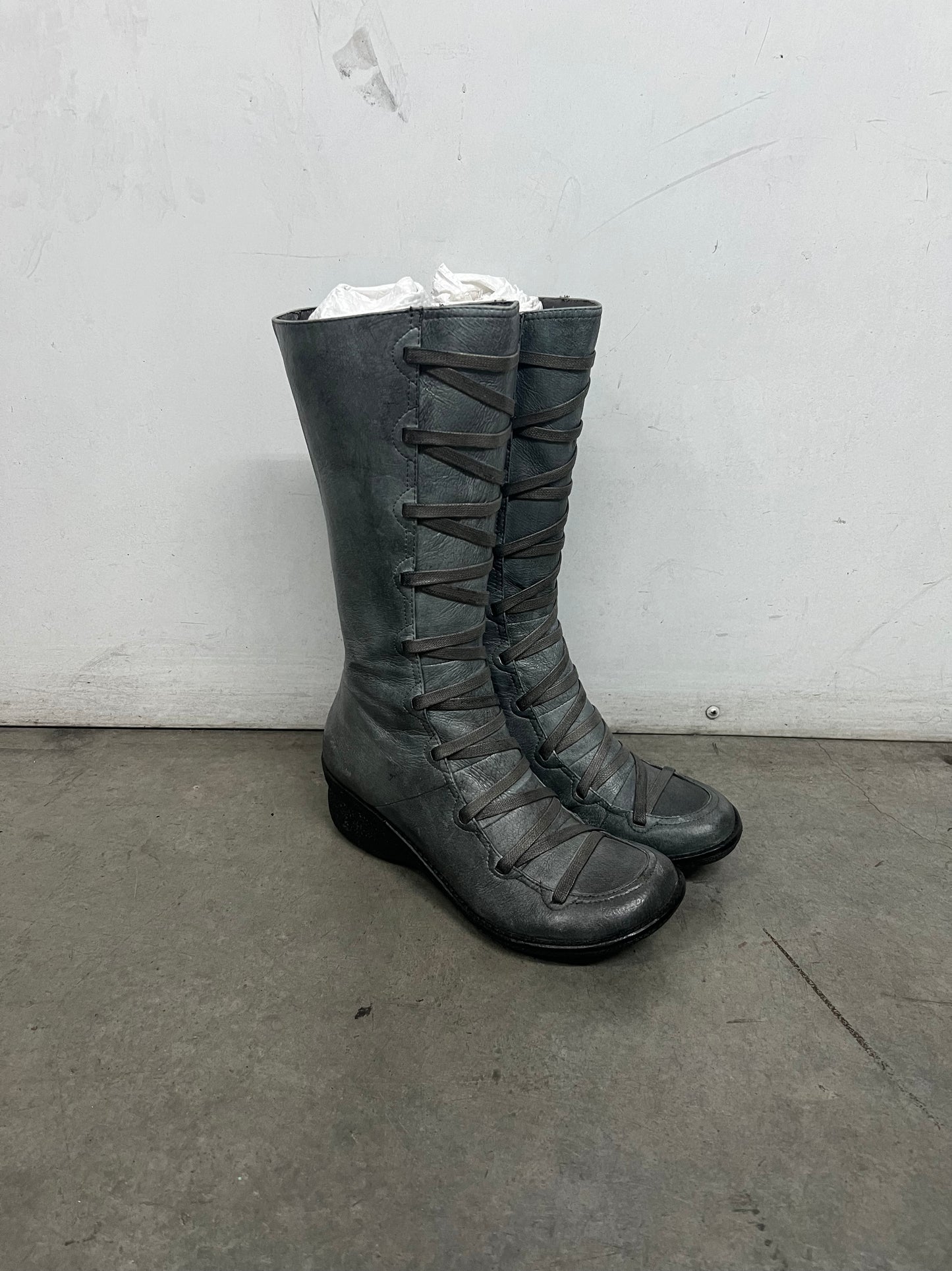 Vintage laceup boots