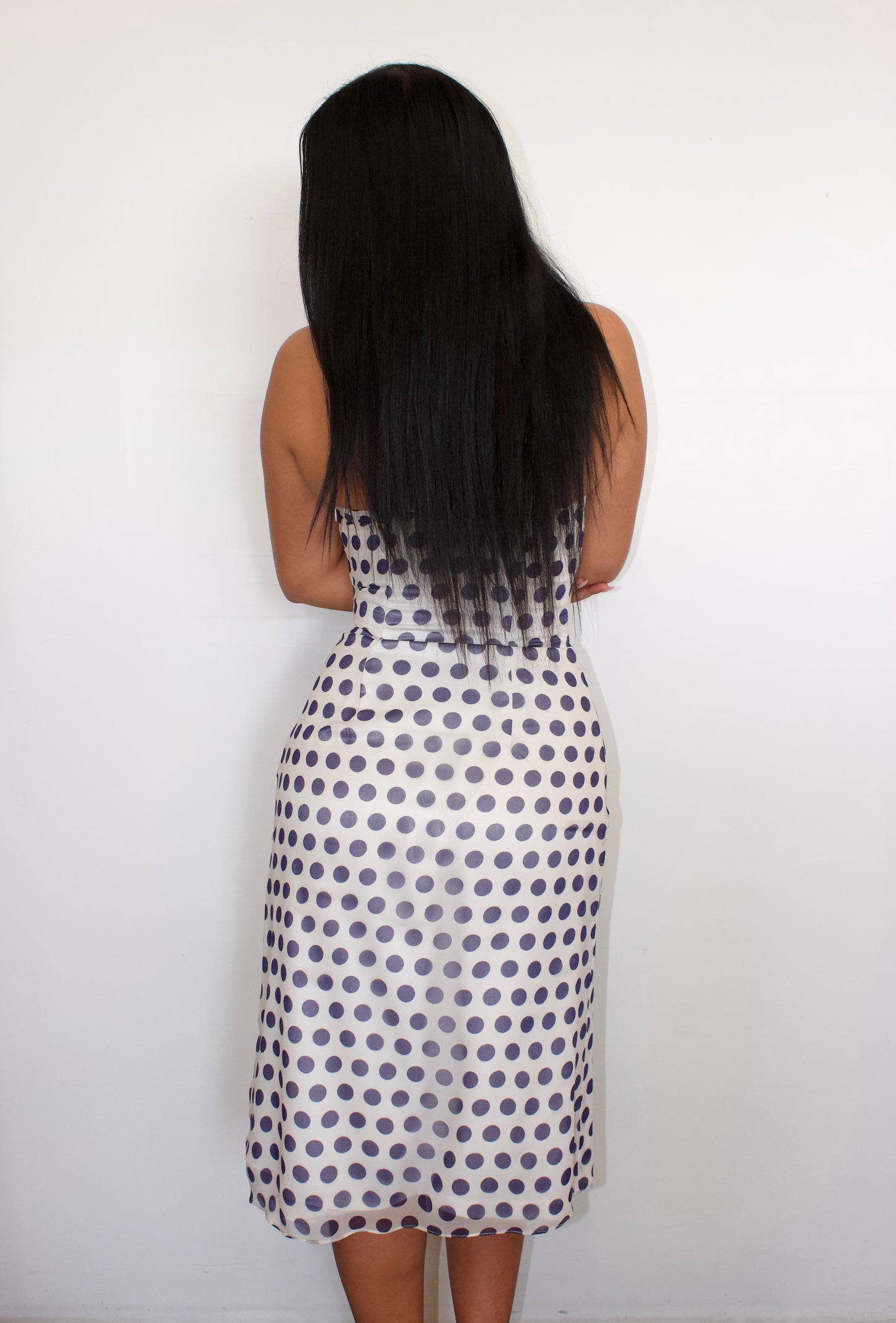 Vintage gunne sax polkadot dress