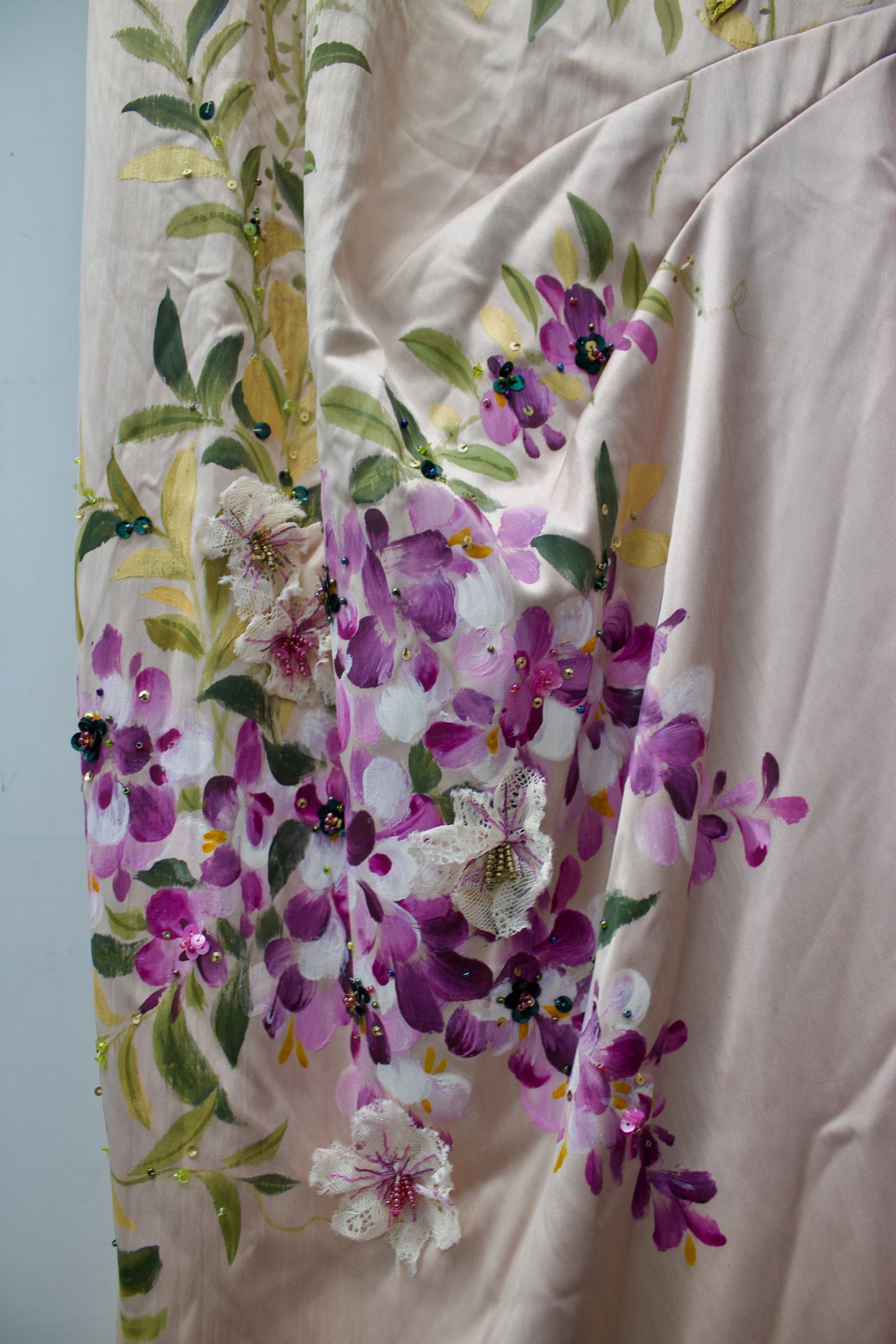 Mandalay hand painted garden dress