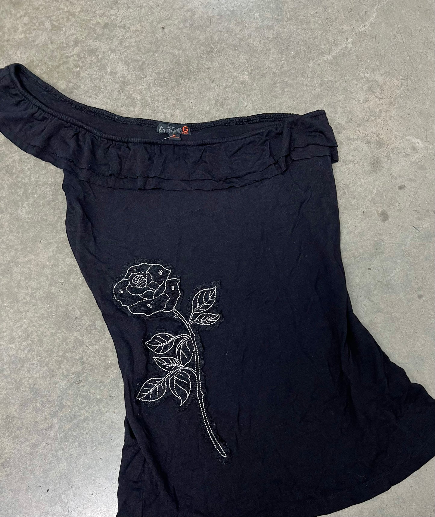 Vintage guess one shoulder top