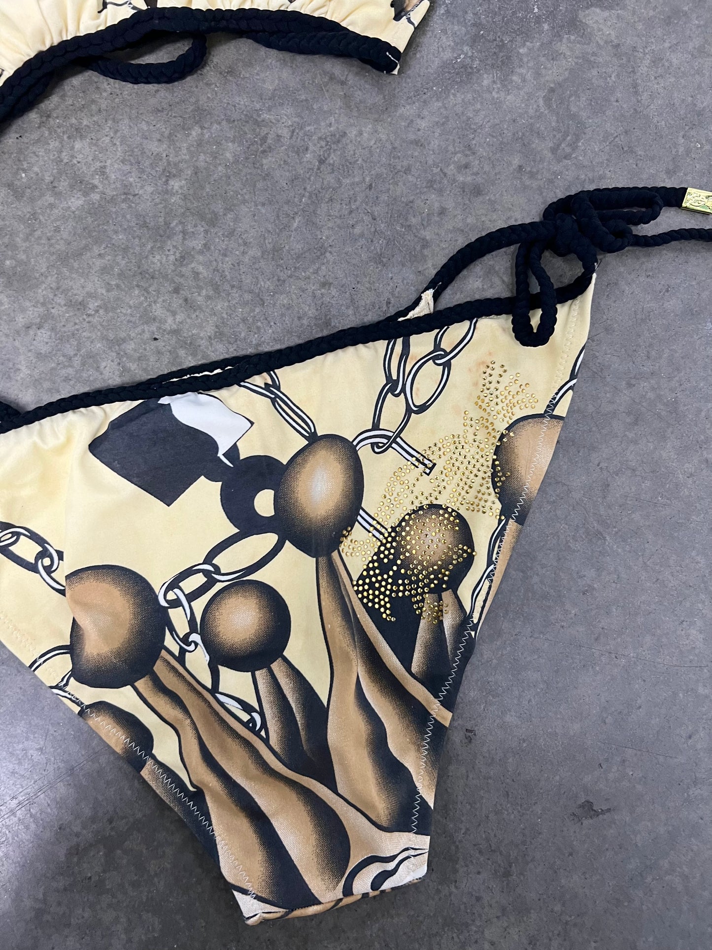 Vintage Christian audigier bikini set
