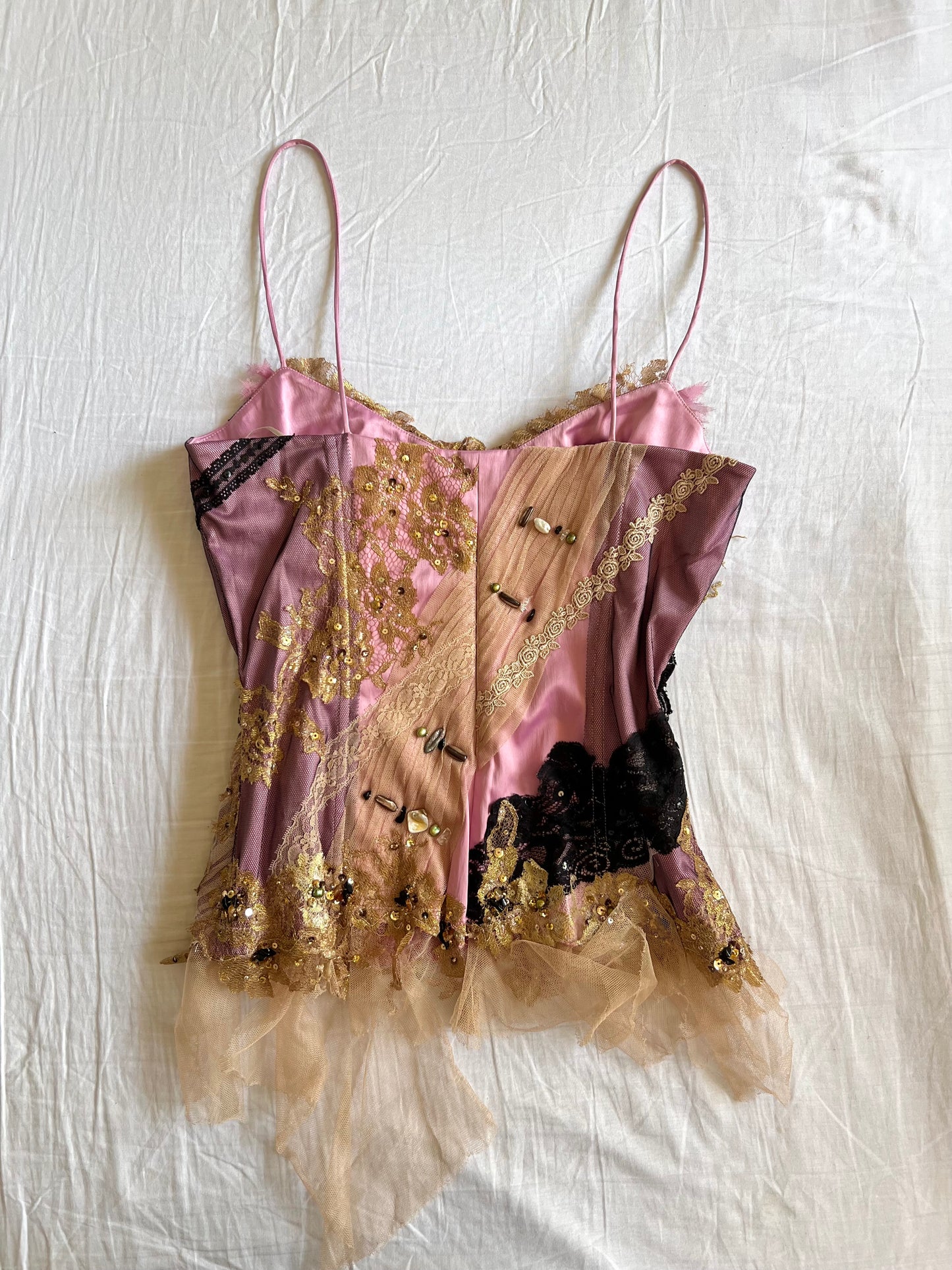 Lace fairy corset top