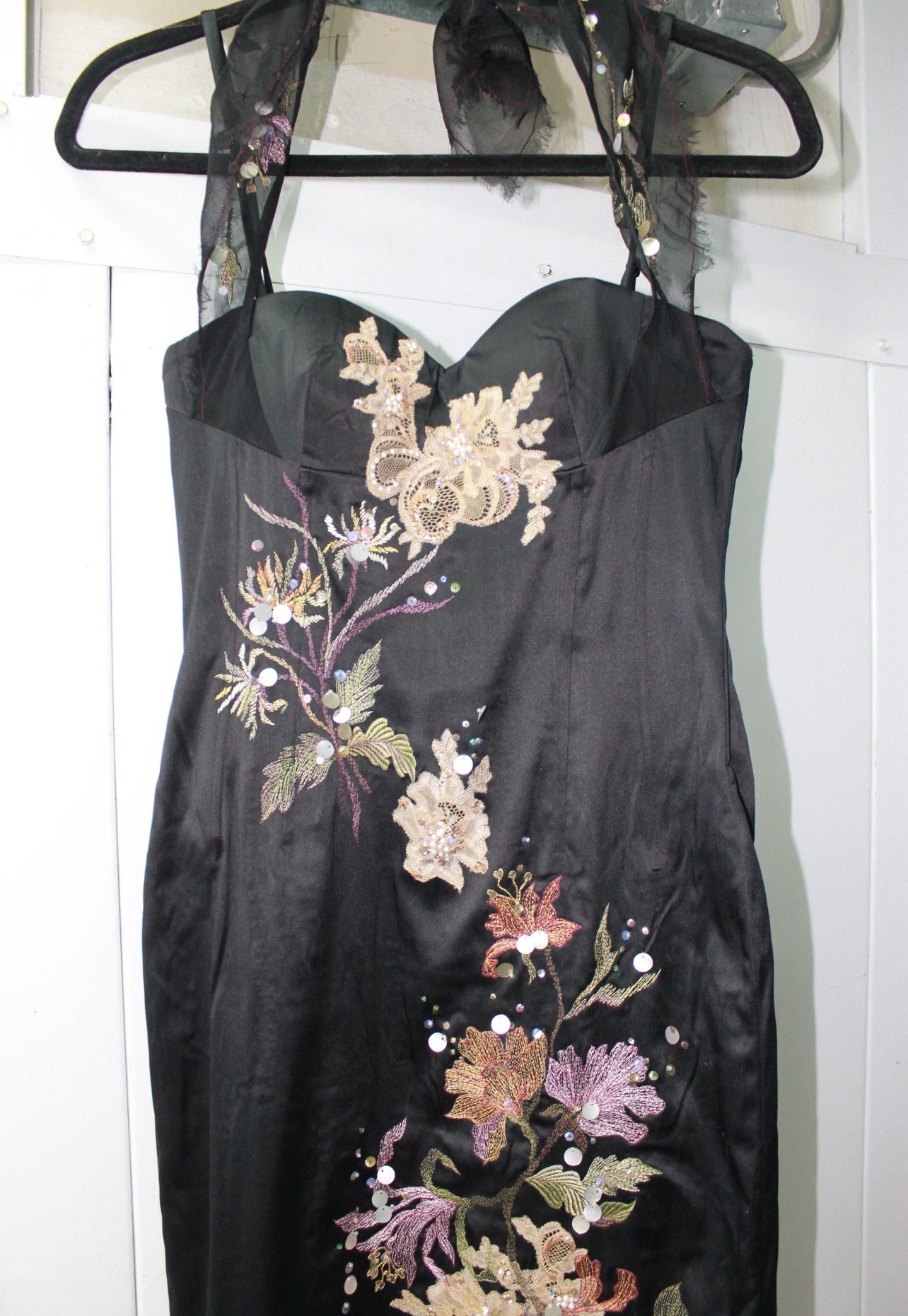 Vintage mandalay halter dress