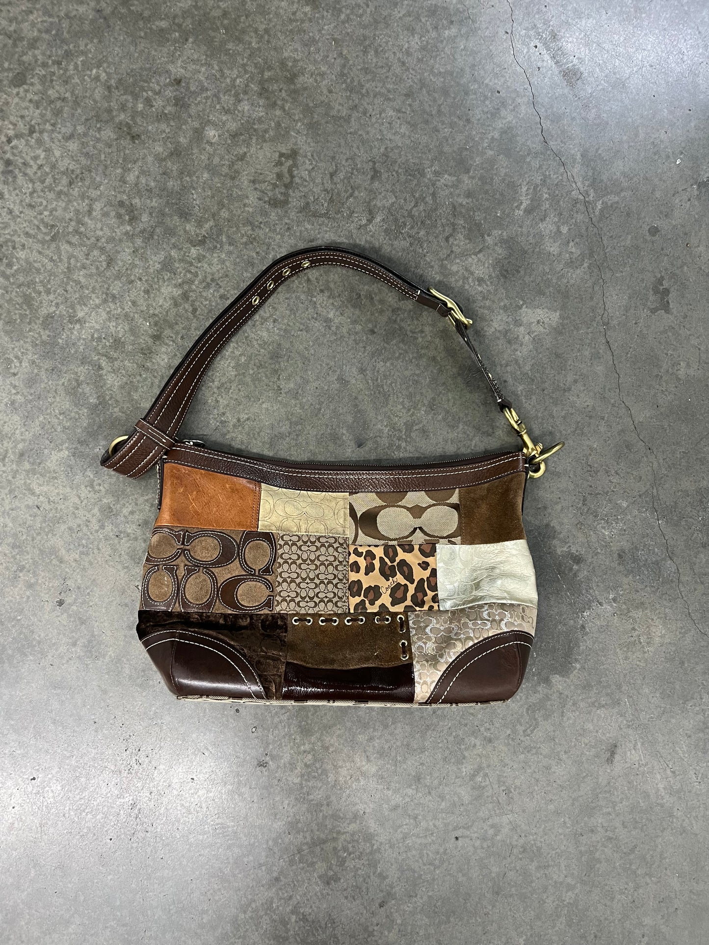 Vintage coach patchwork bag