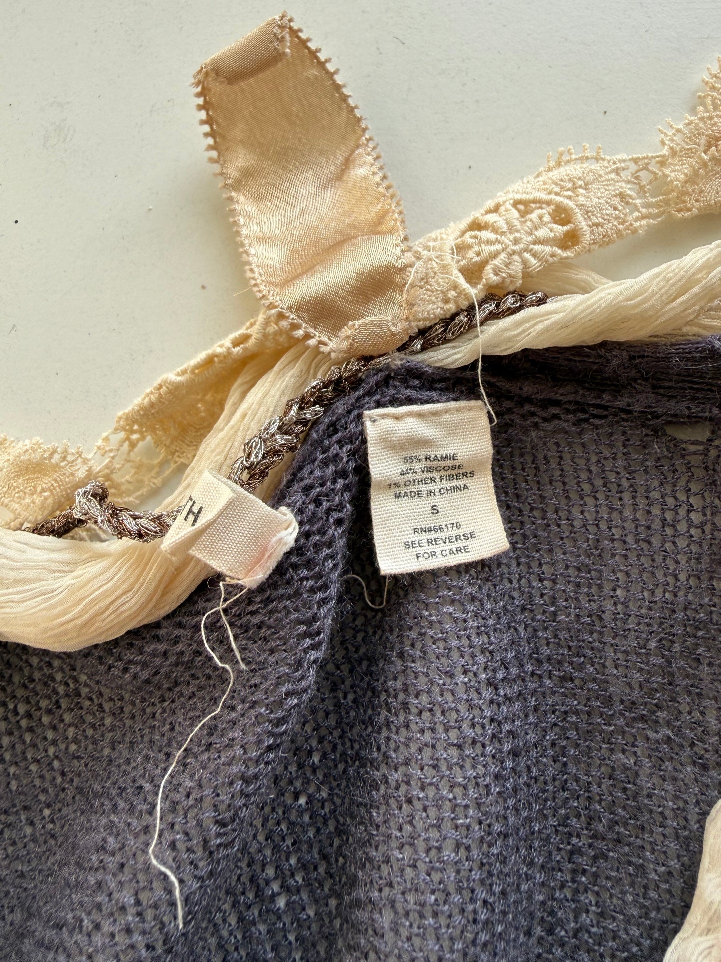 Vintage knitted fairy cardigan