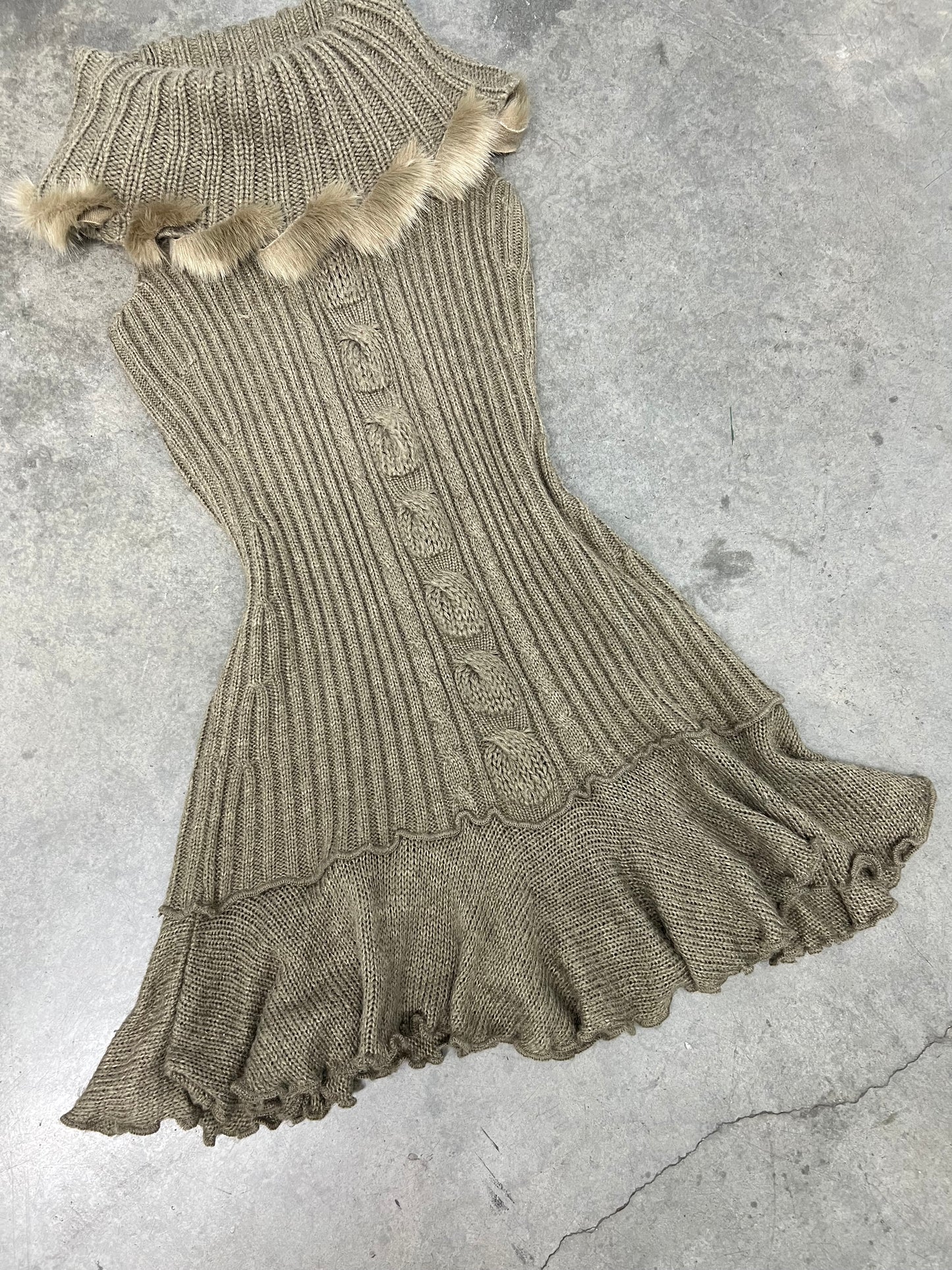 Vintage knitted dress