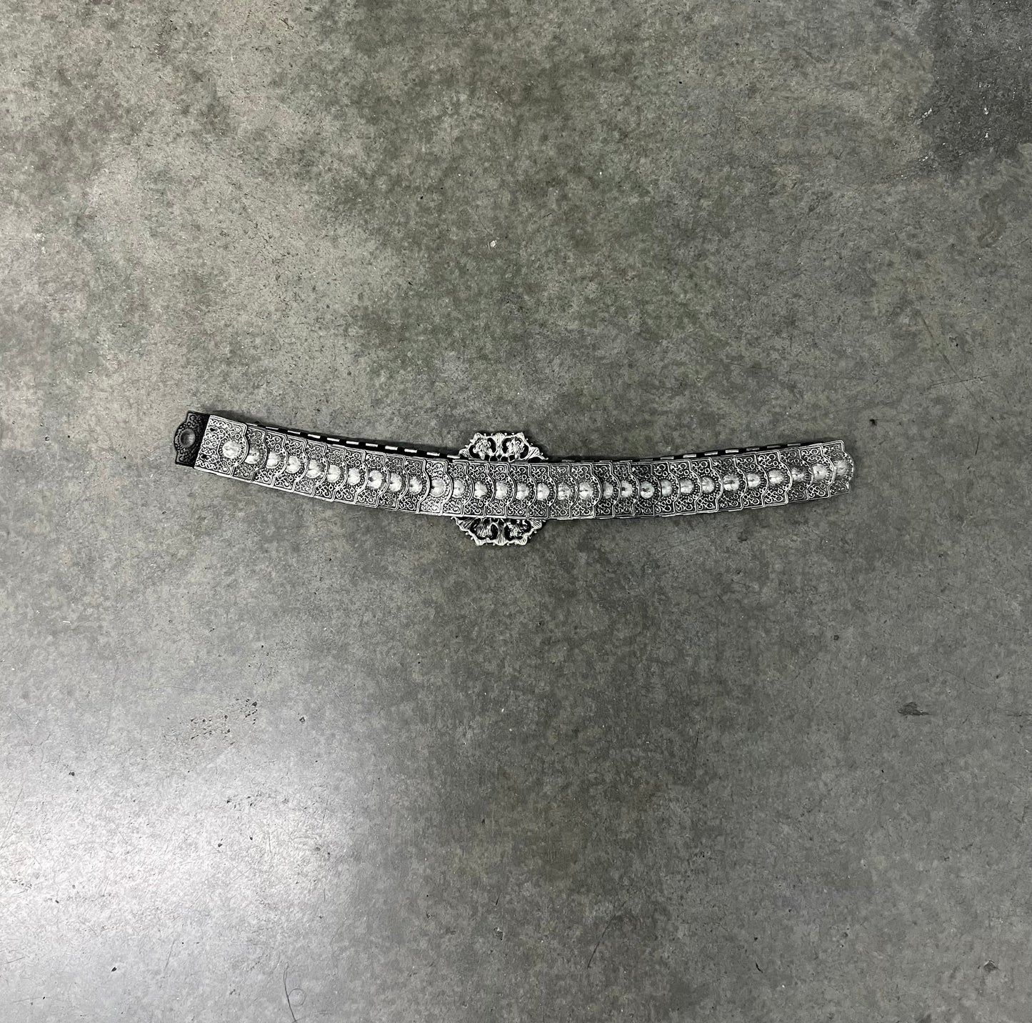 Vintage silver belt