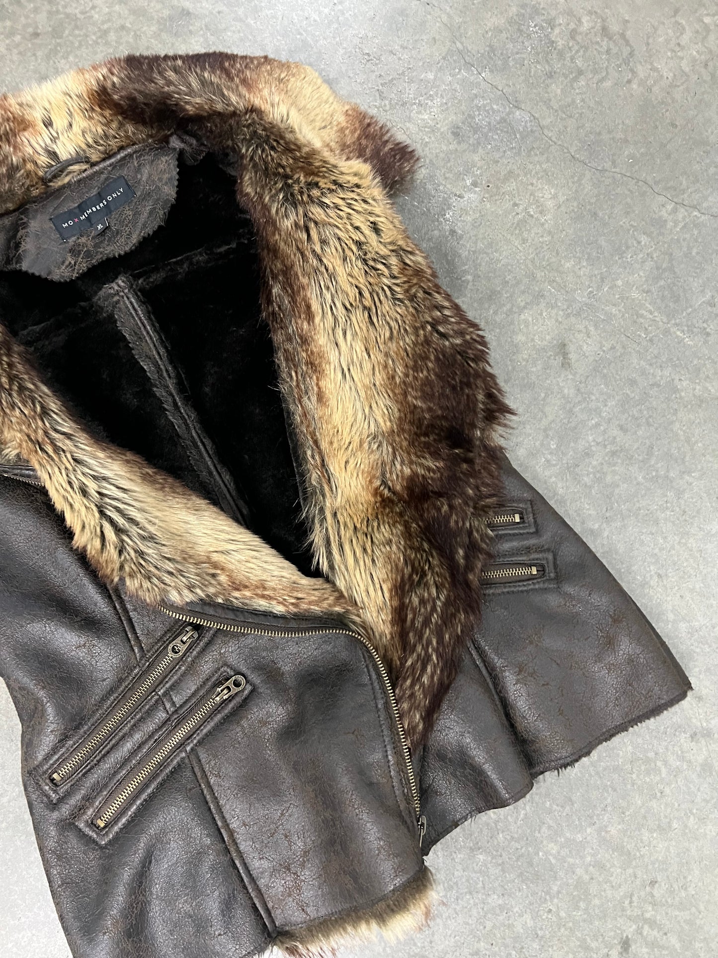 Vintage fur vest