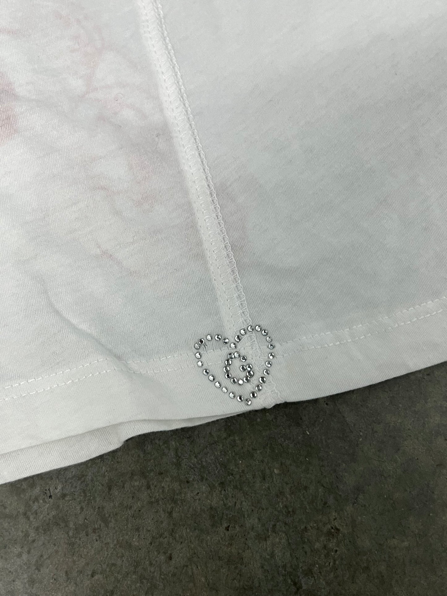 Vintage guess rose top