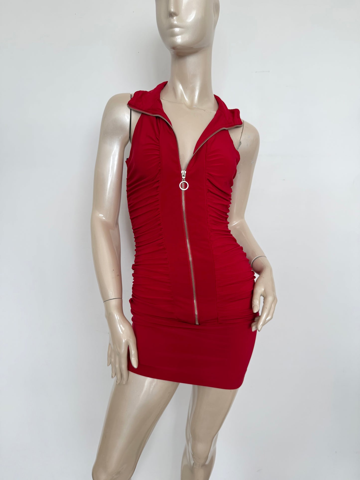 Vintage zipper minidress