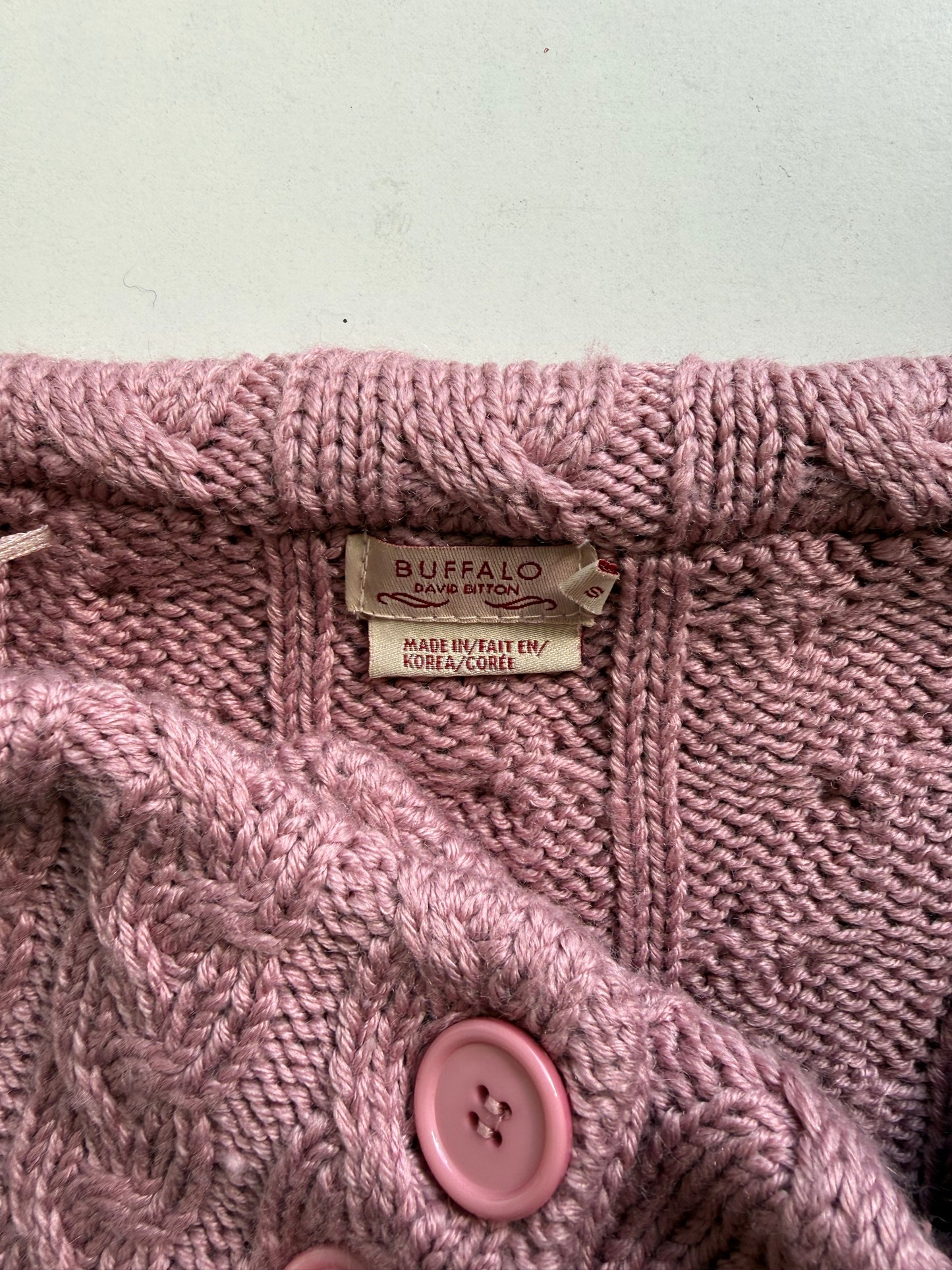 Vintage knitted poncho