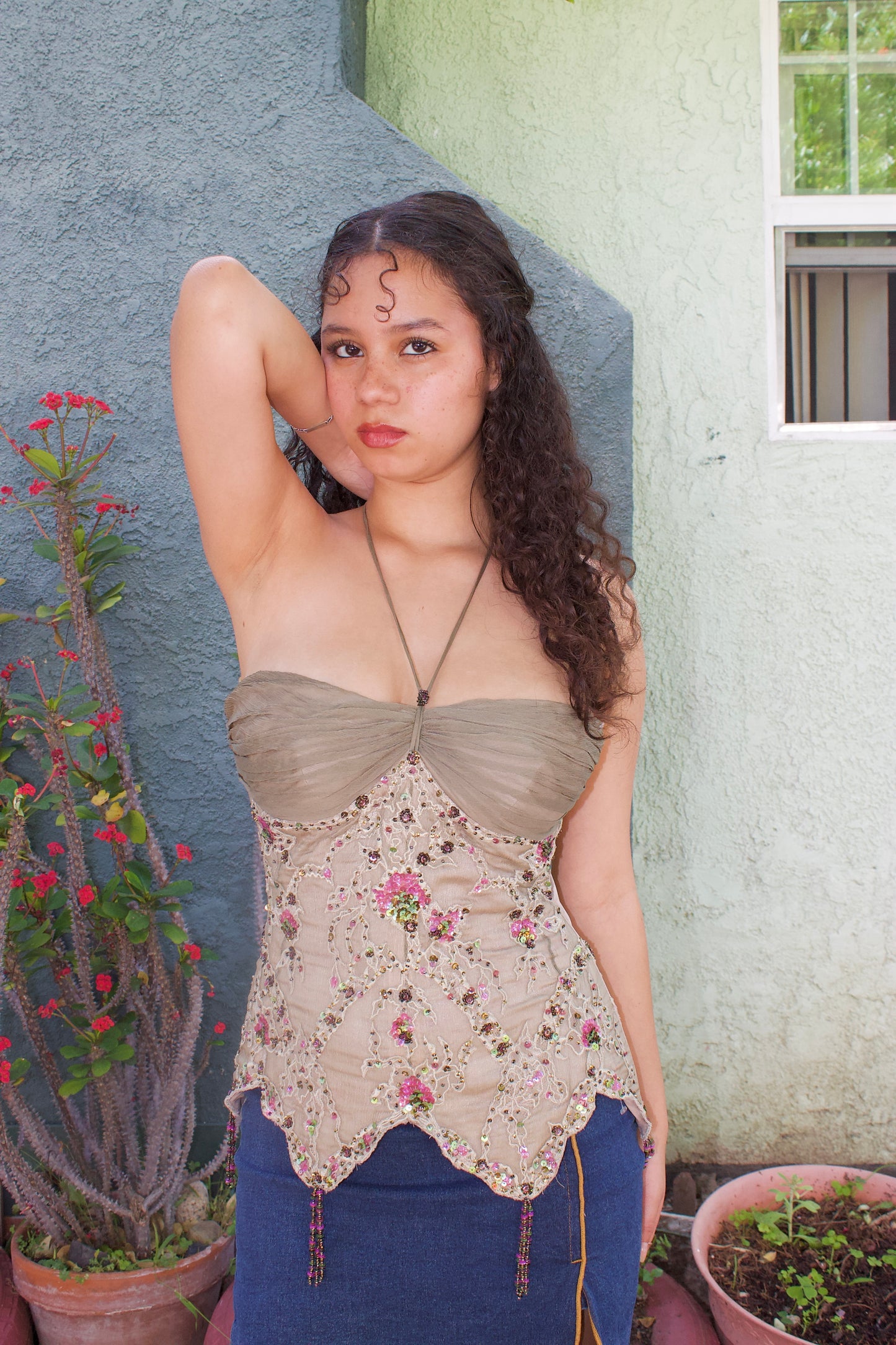 Fairy beaded halter
