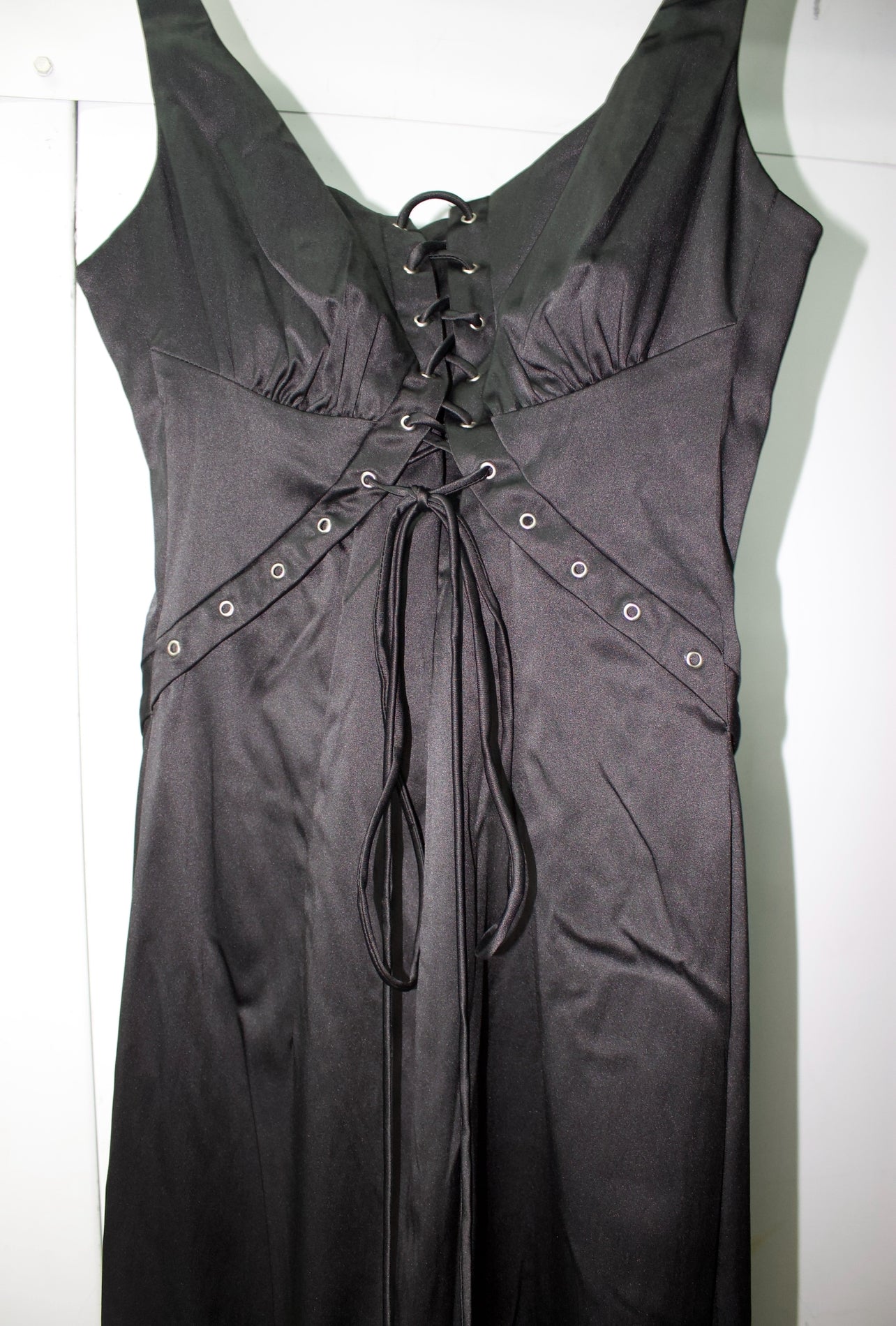 Mandalay tie up lace dress