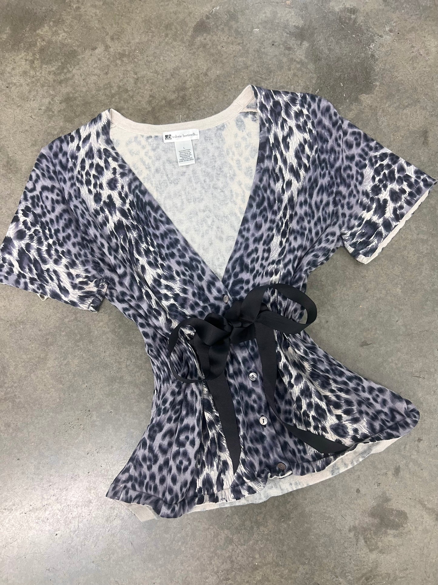 Vintage leopard top