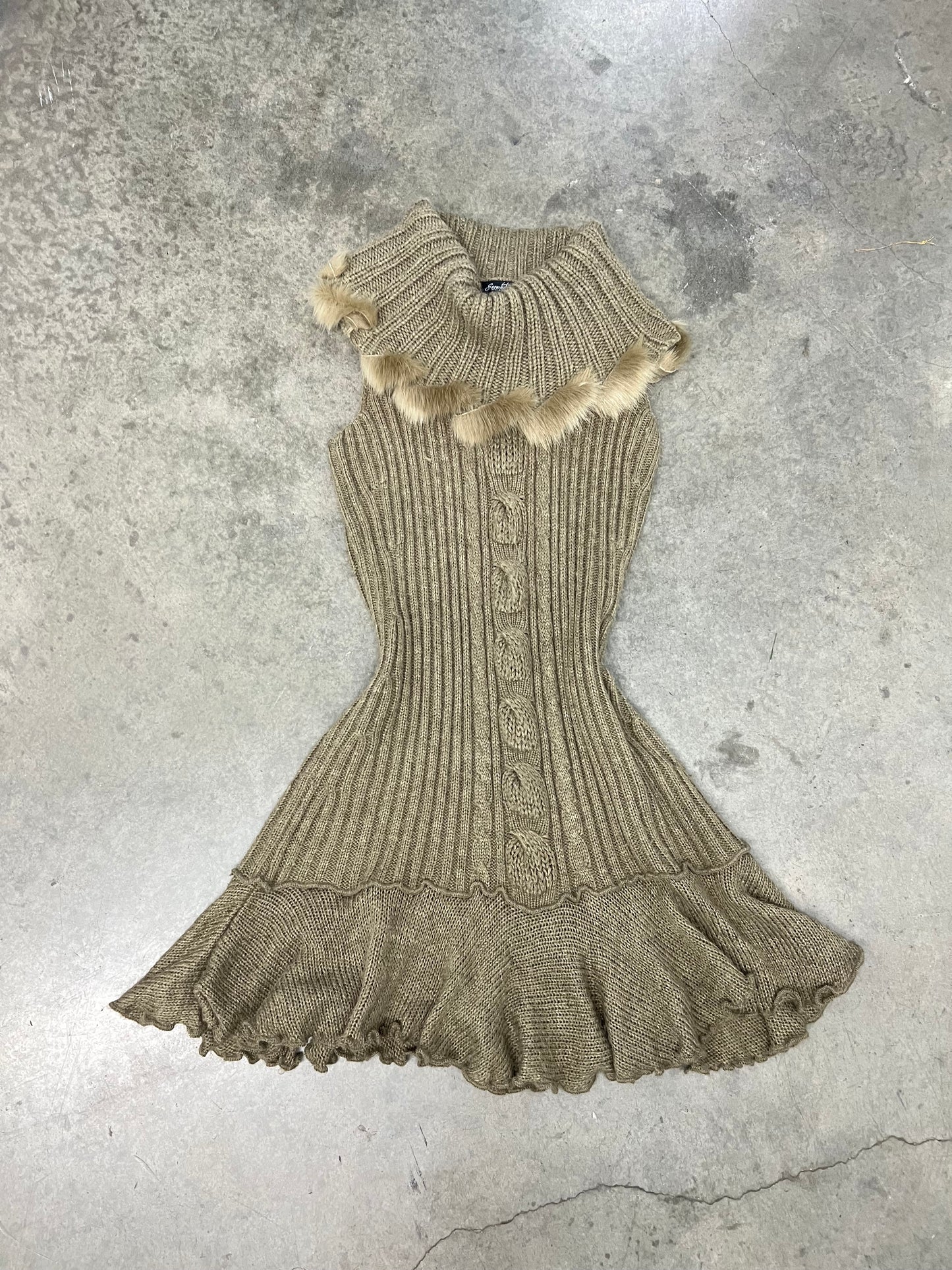Vintage knitted dress