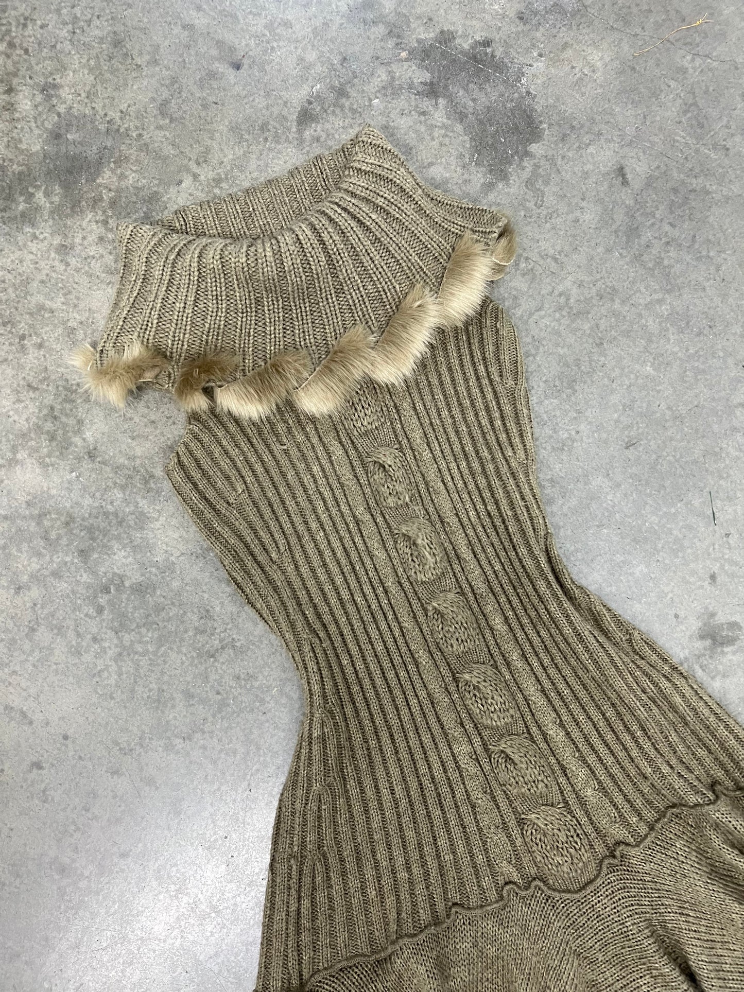 Vintage knitted dress
