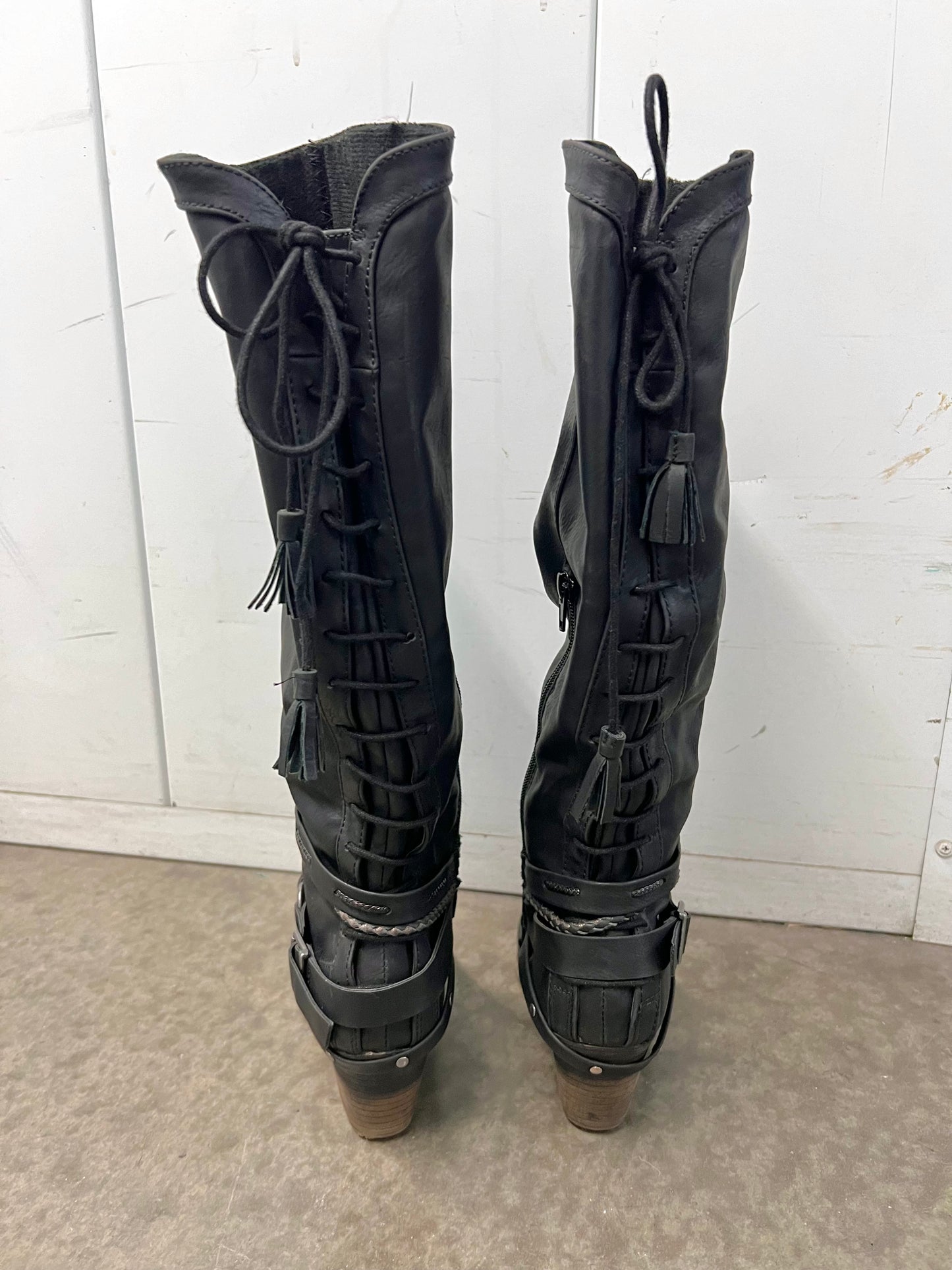 Vintage laceup boots