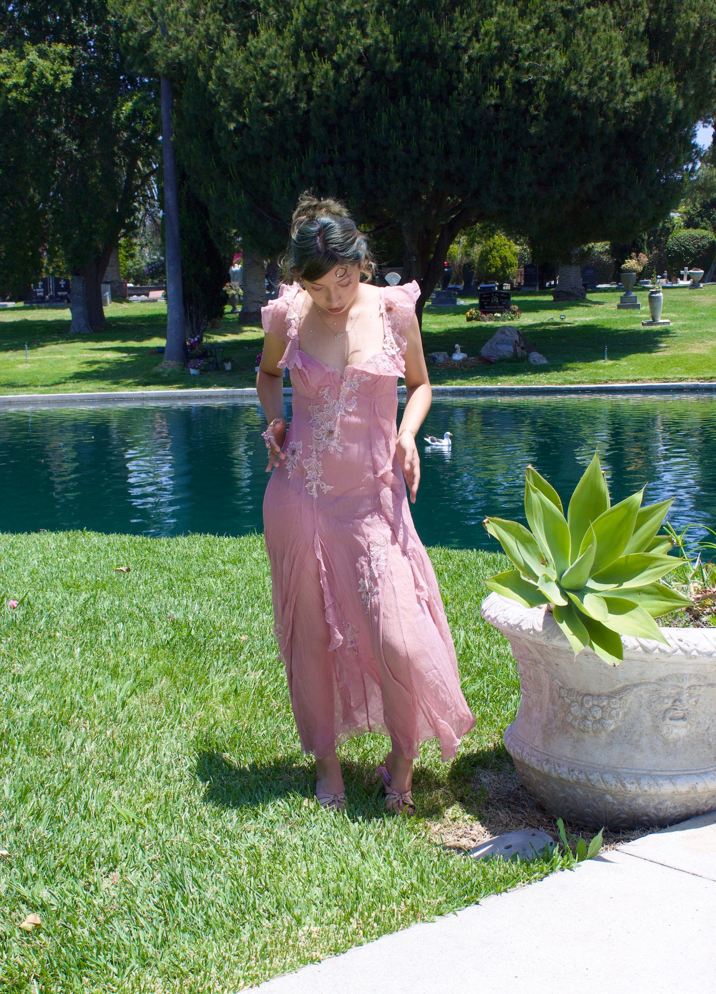 Silk fairy dress