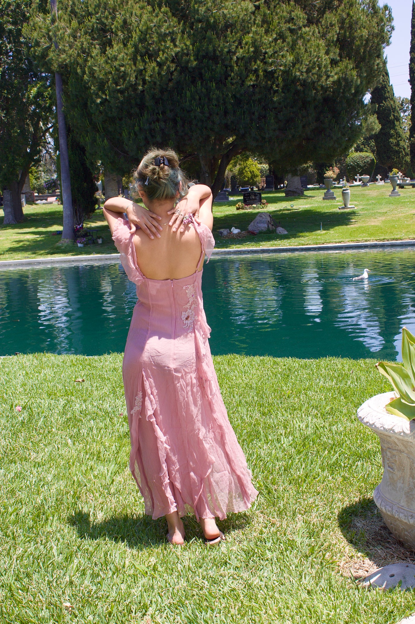 Silk fairy dress