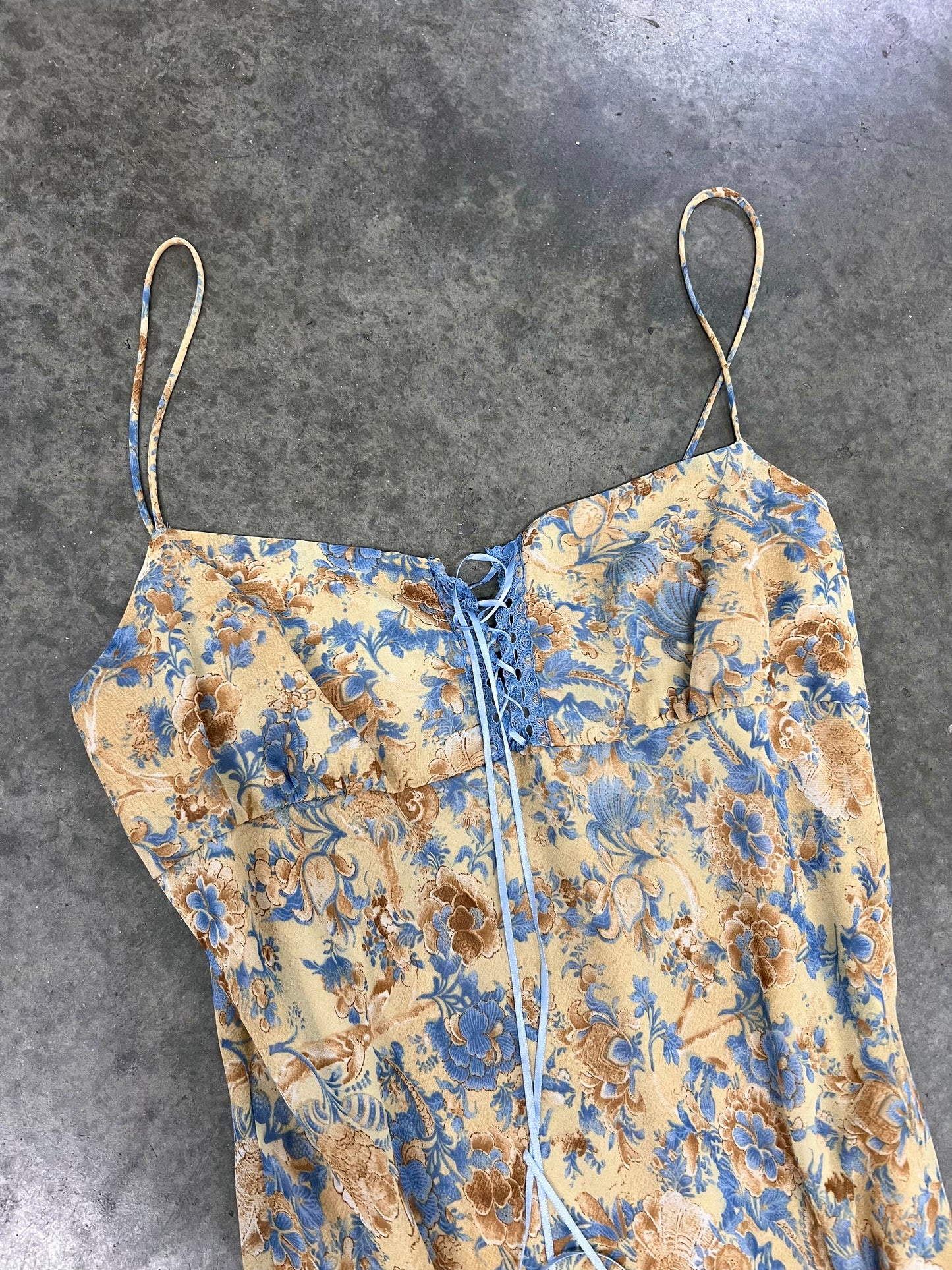 Vintage laceup dress