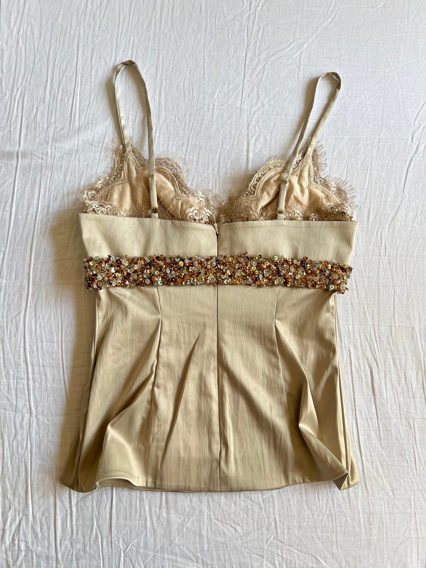Beaded royal corset
