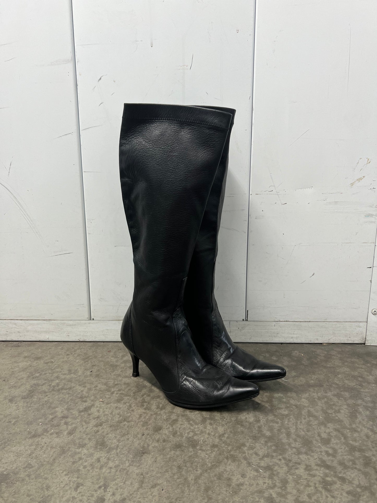 Vintage leather boots