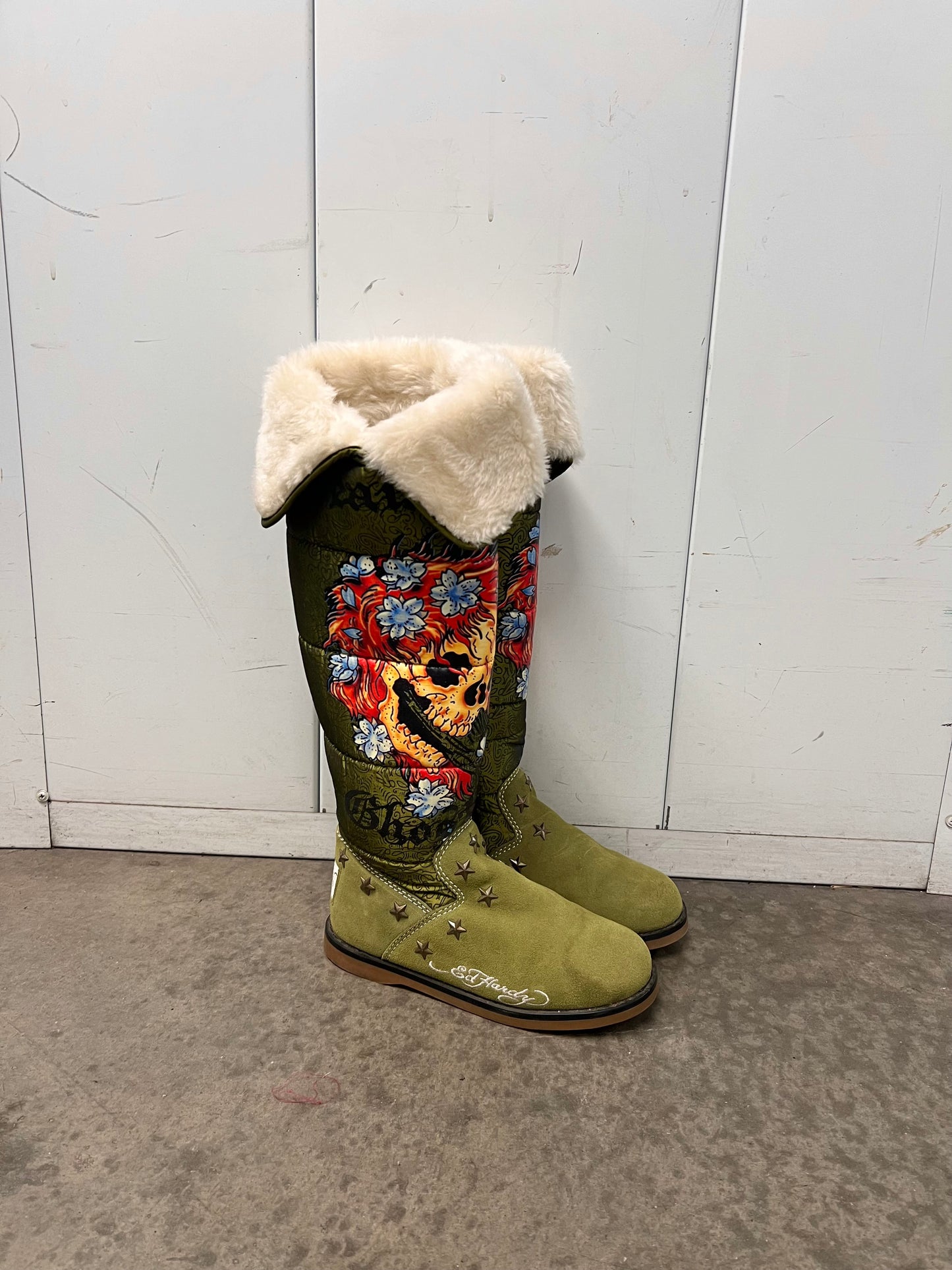 Vintage Ed Hardy boots