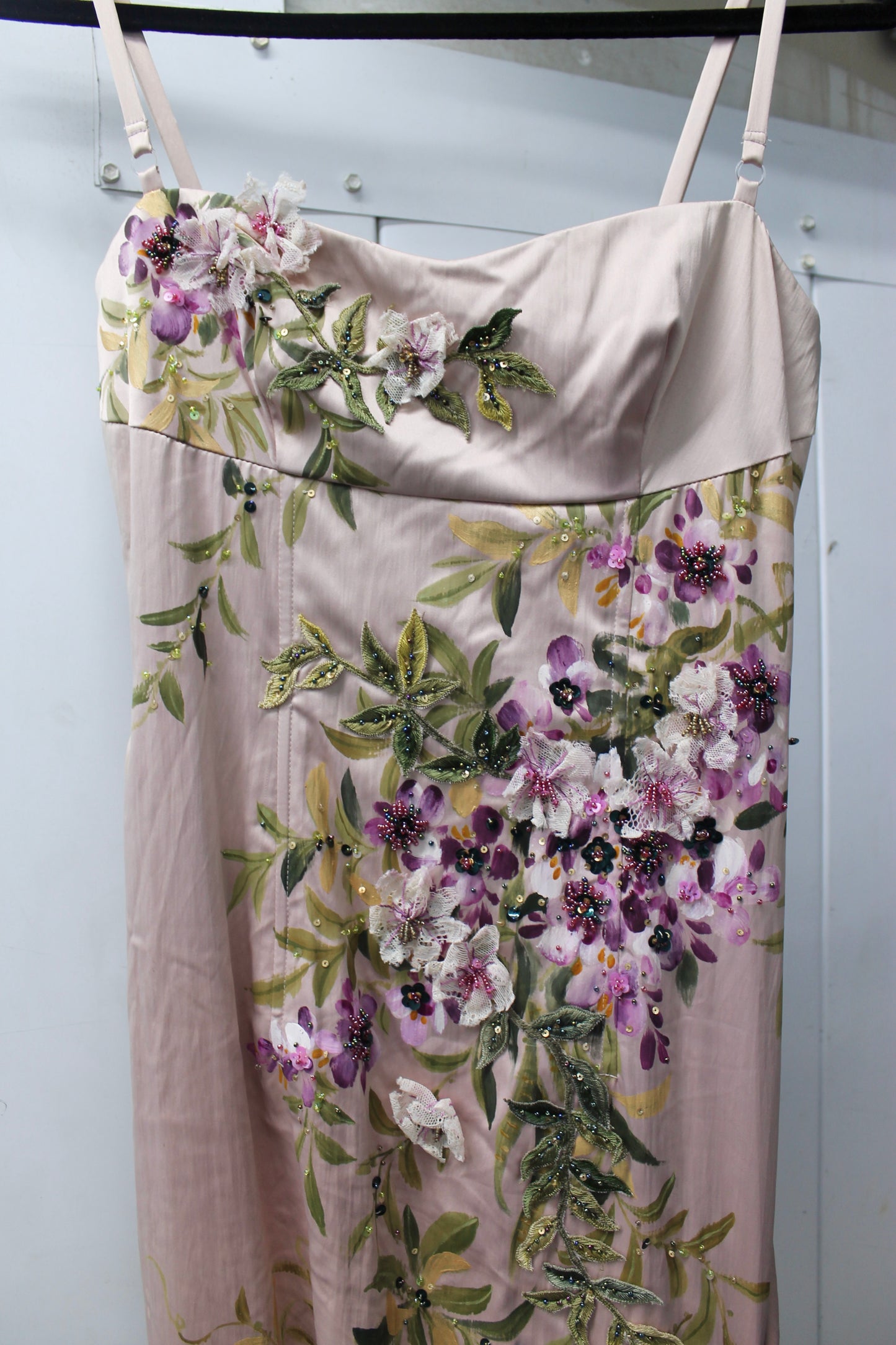 Mandalay hand painted garden dress