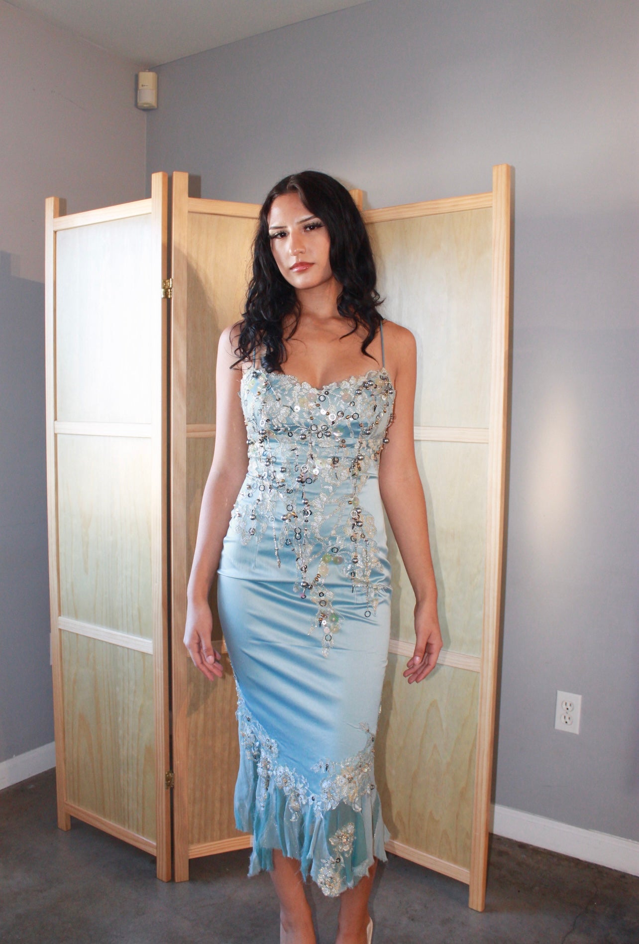 Vintage mandalay raindrop dress