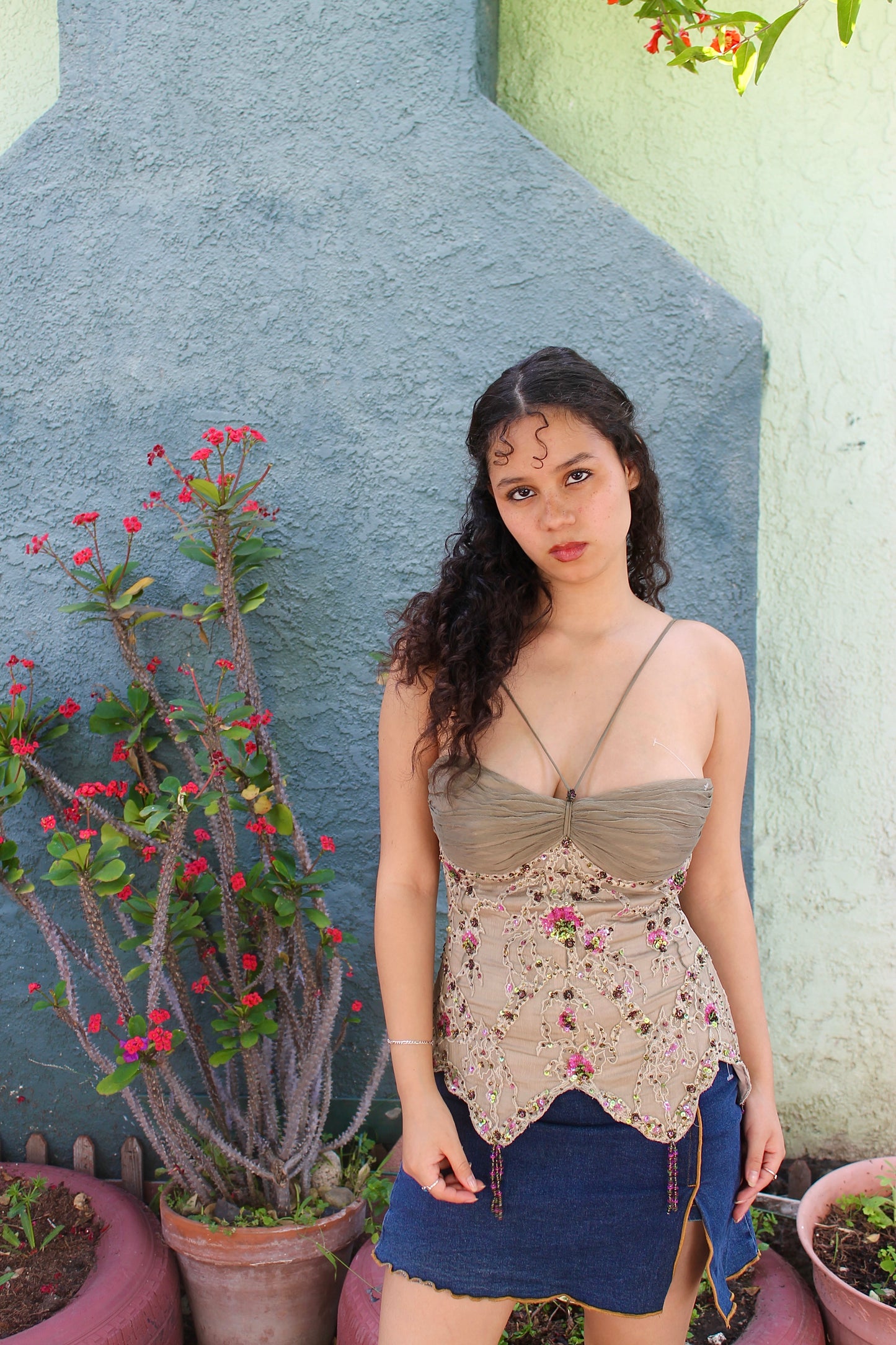 Fairy beaded halter