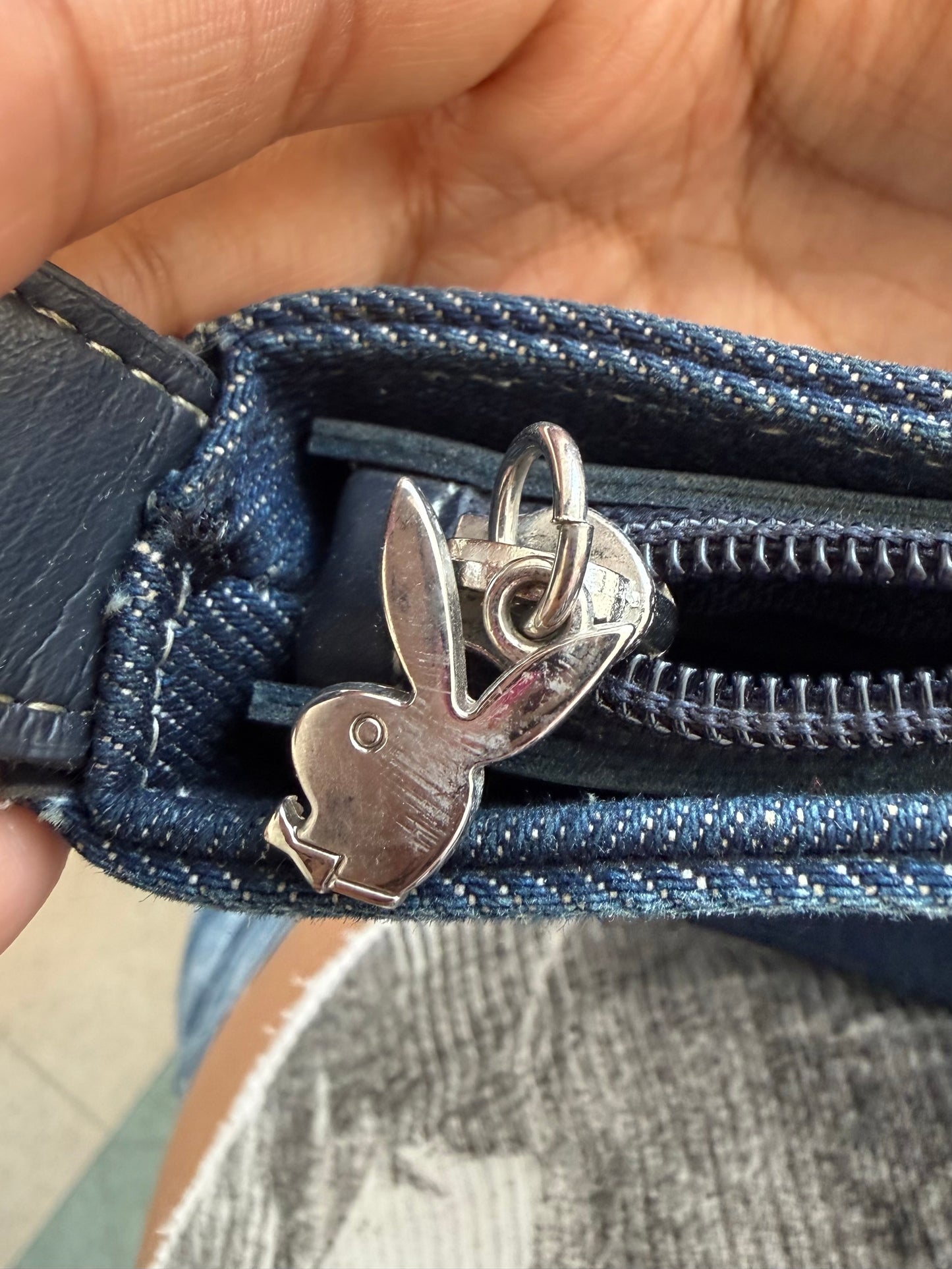 Vintage playboy denim purse