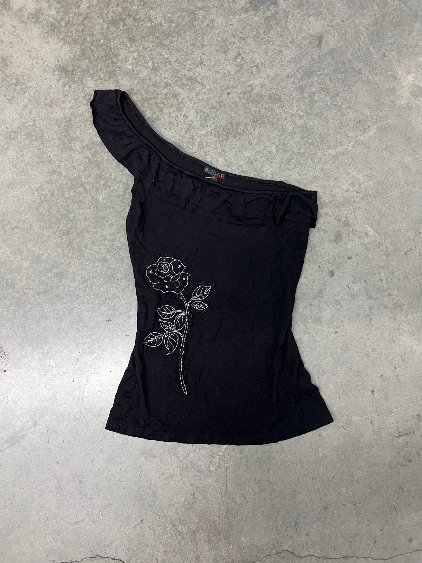 Vintage guess one shoulder top