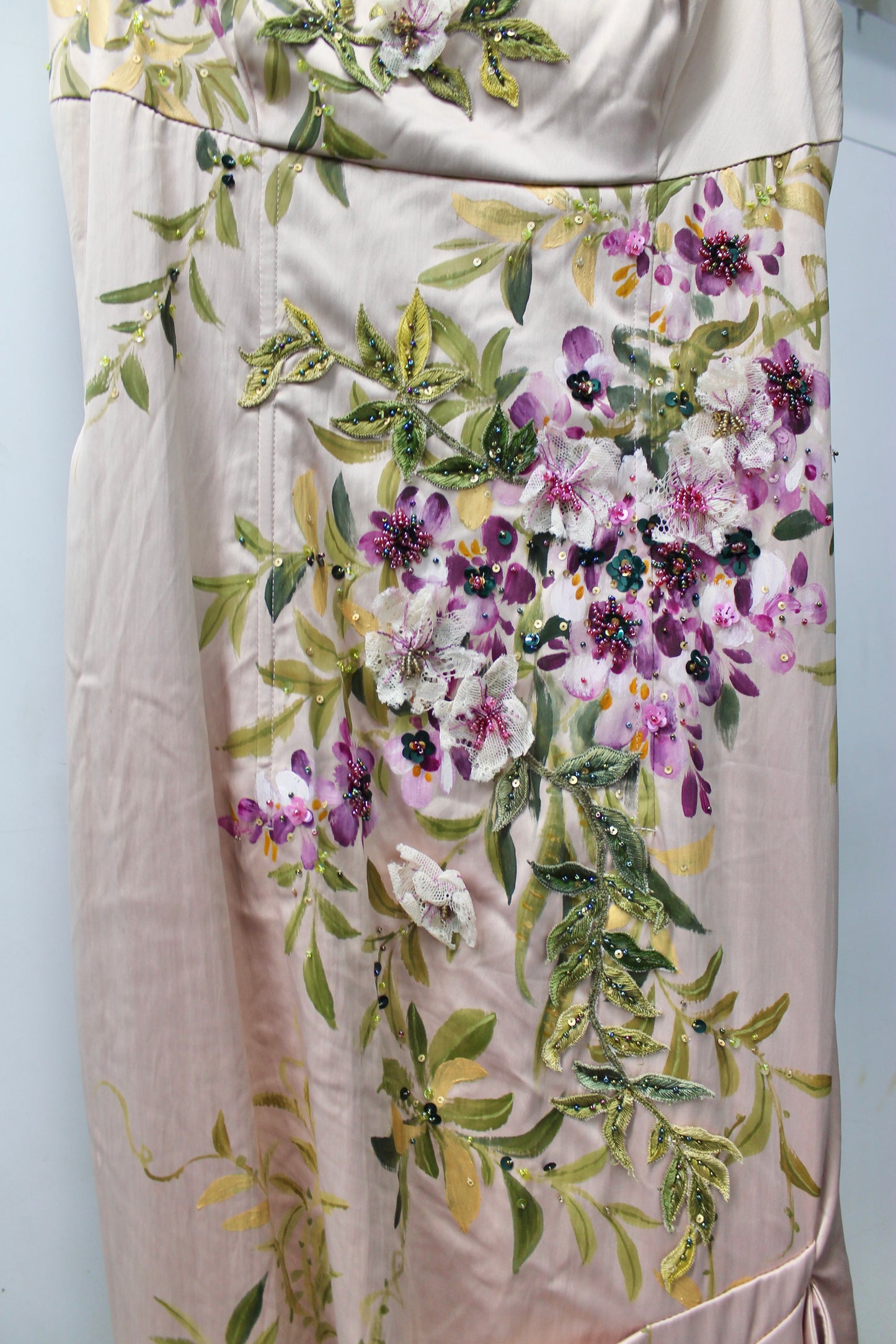 Mandalay hand painted garden dress