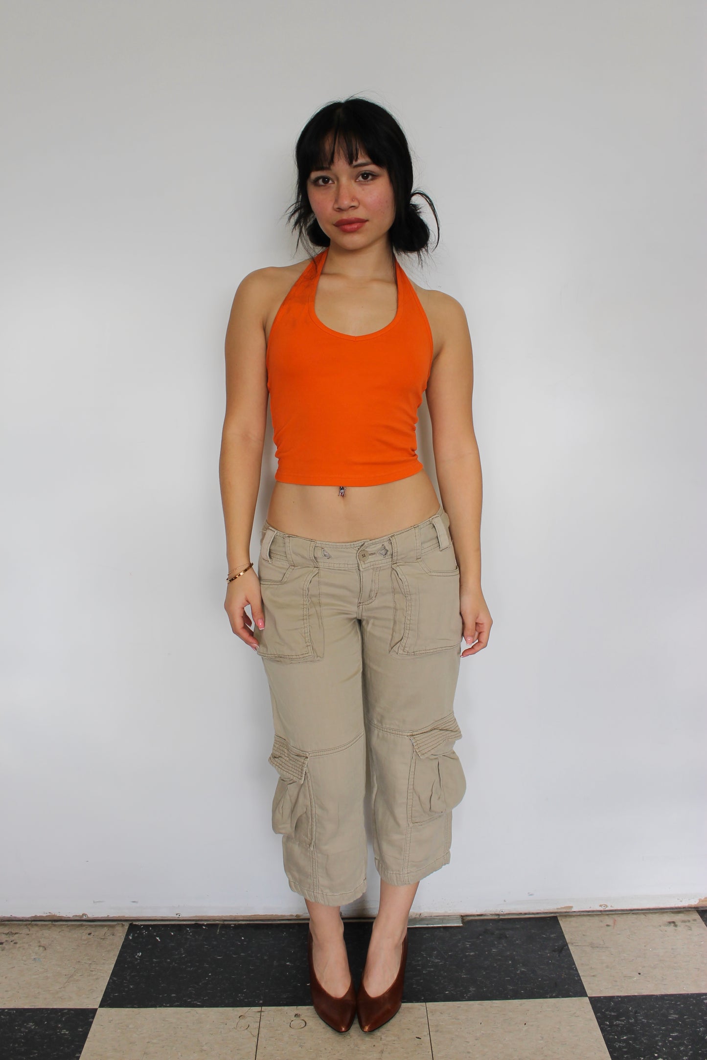 Vintage khaki capris