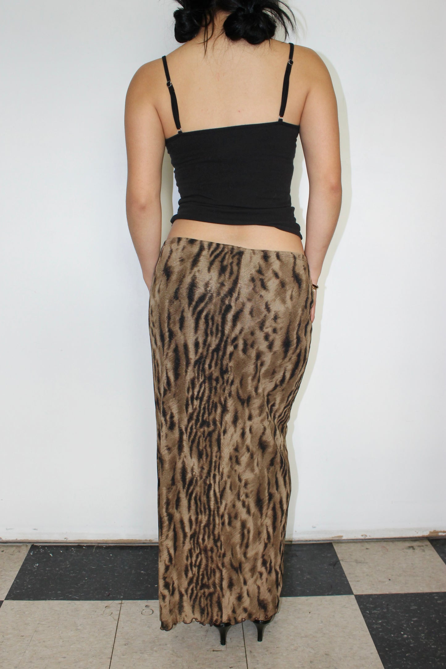 Vintage leopard skirt