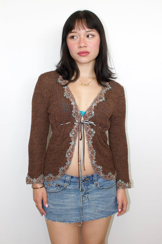 Vintage knitted fairy top