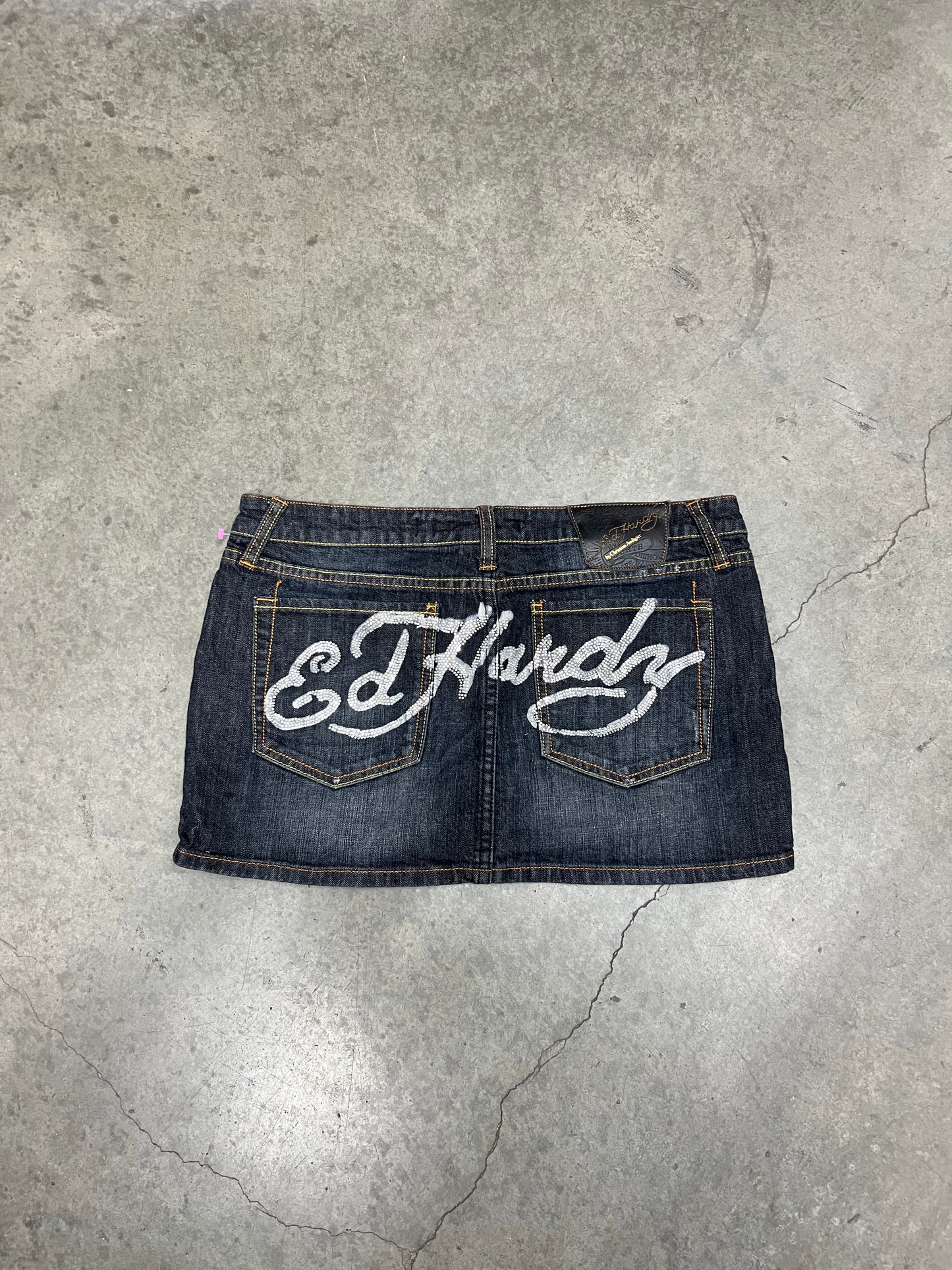 2000’s  Ed Hardy miniskirt