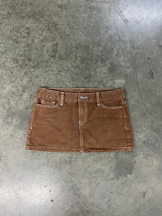 Brown Miniskirt