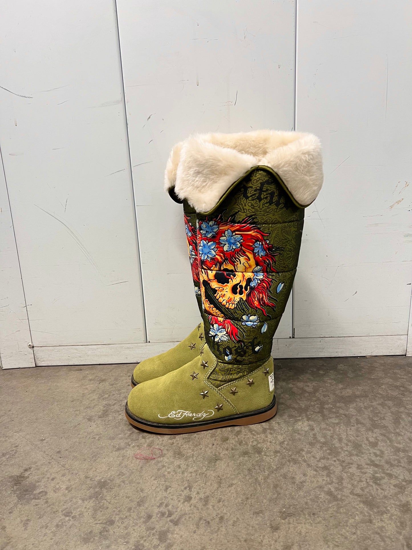 Vintage Ed Hardy boots