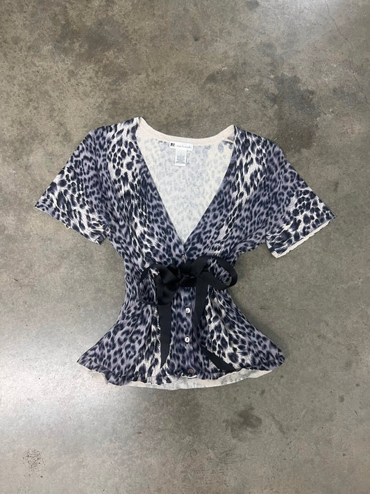 Vintage leopard top