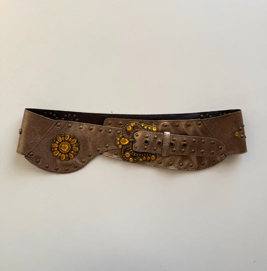 Vintage studded belt