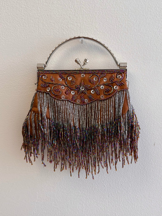 Vintage beaded fairy clutch