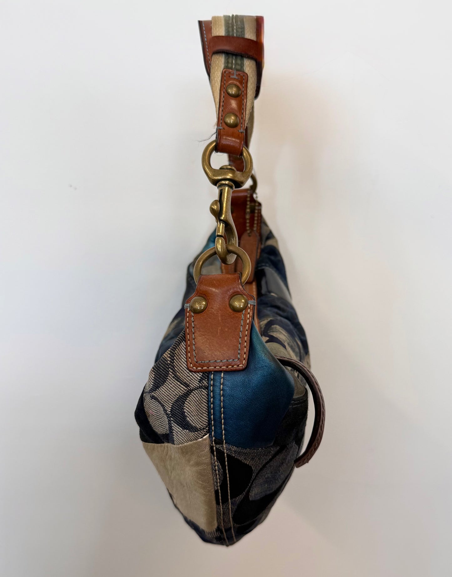 Vintage denim coach bag